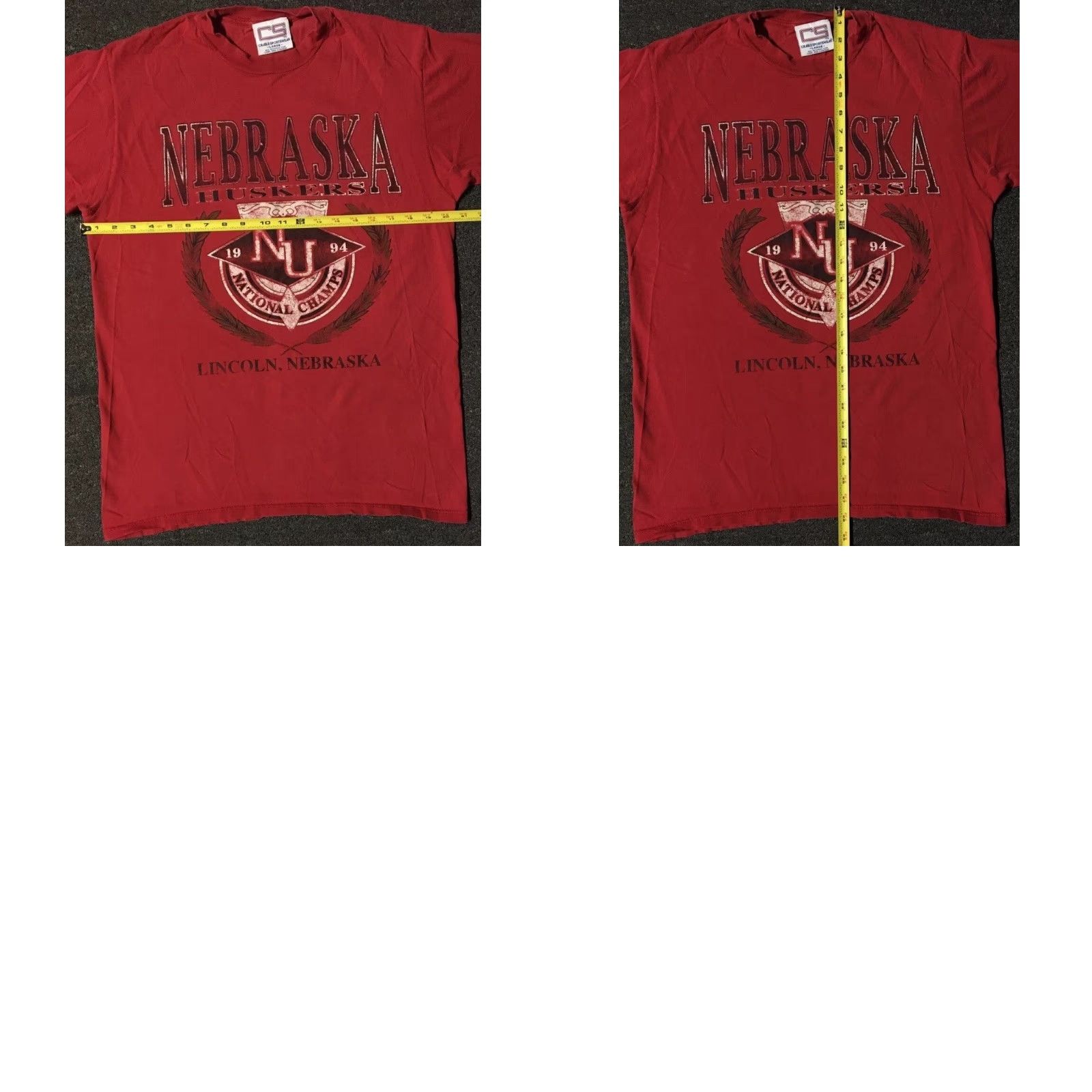 Vintage VINTAGE Husker University Nebraska Football Champs Shirt M Red 90s College Grunge Track & Field Sports Shirt Mens Size US M / EU 48-50 / 2 - 10 Thumbnail