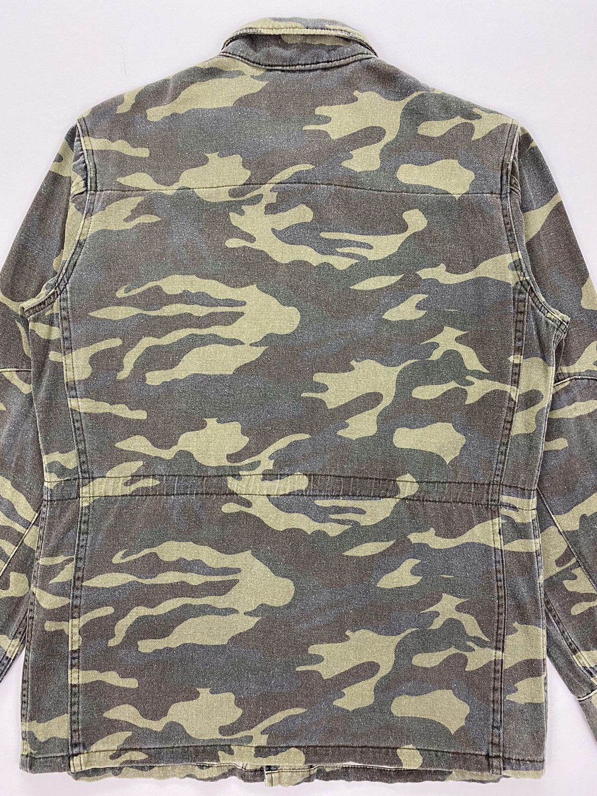 Japanese Brand Bayflow Distressed Camo Jacket Size US M / EU 48-50 / 2 - 5 Thumbnail