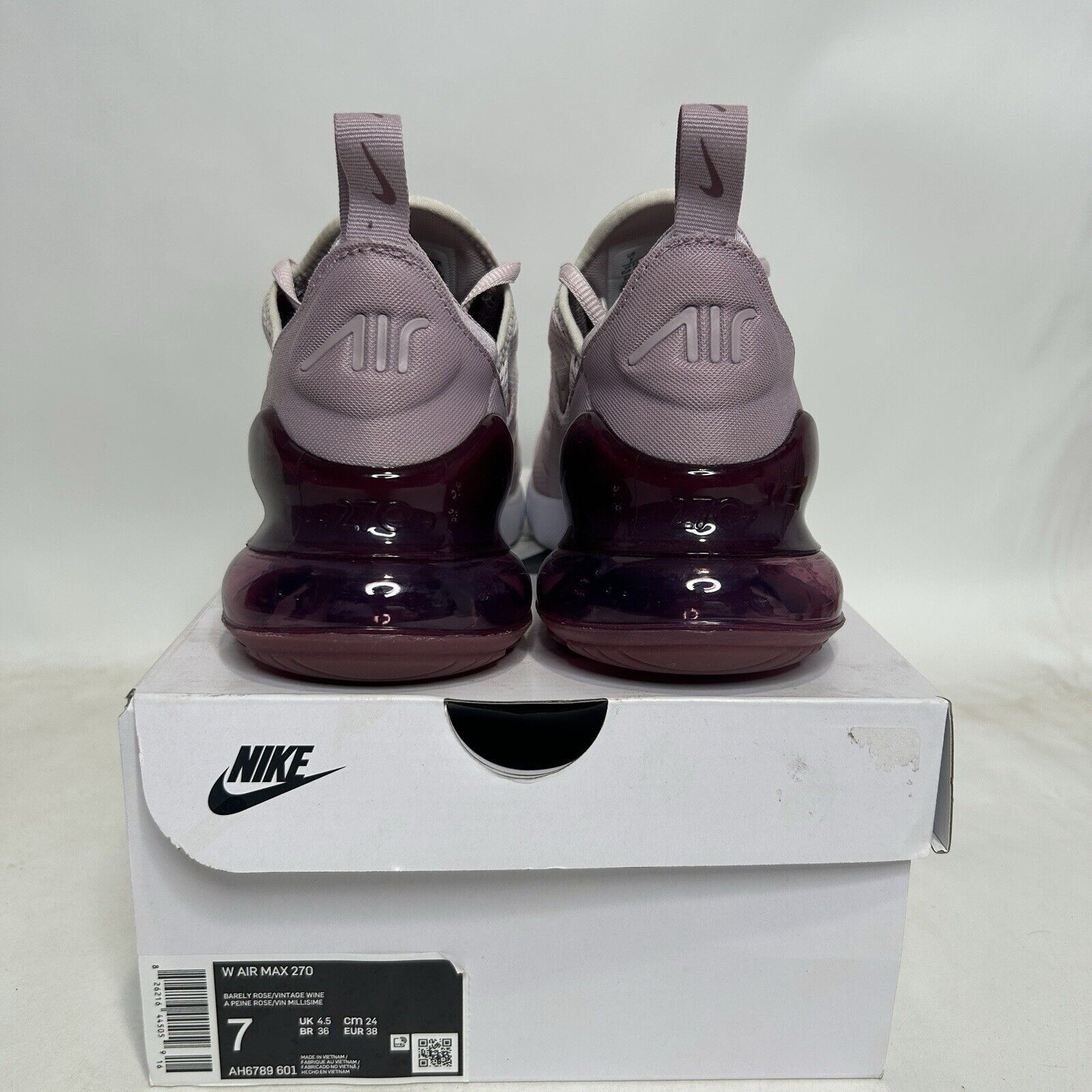 Nike Nike Shoes Air Max 270 WMNS “Barely Rose Pink” 2024 Size US 7 / IT 37 - 4 Thumbnail