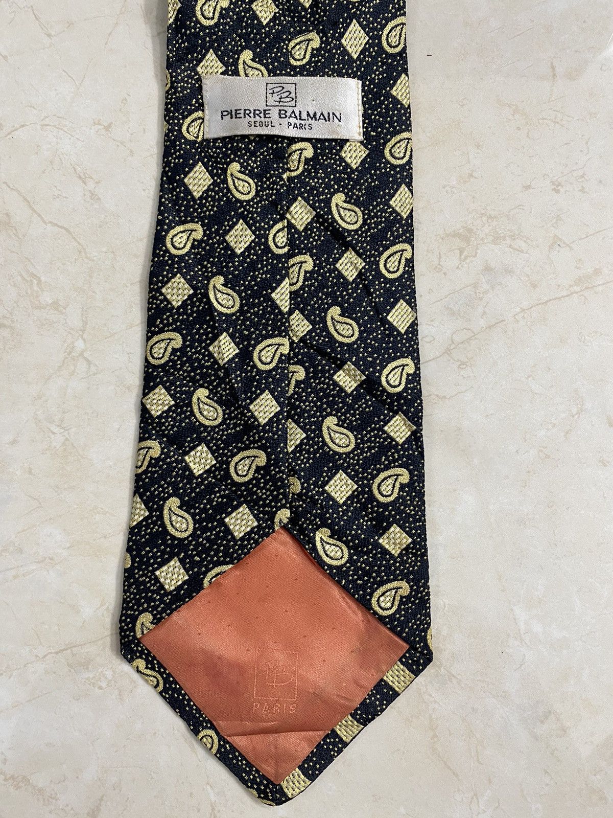 Pierre Balmain × Vintage 💥VINTAGE PIERRE BALMAIN Paris Necktie silk ties Size ONE SIZE - 5 Thumbnail