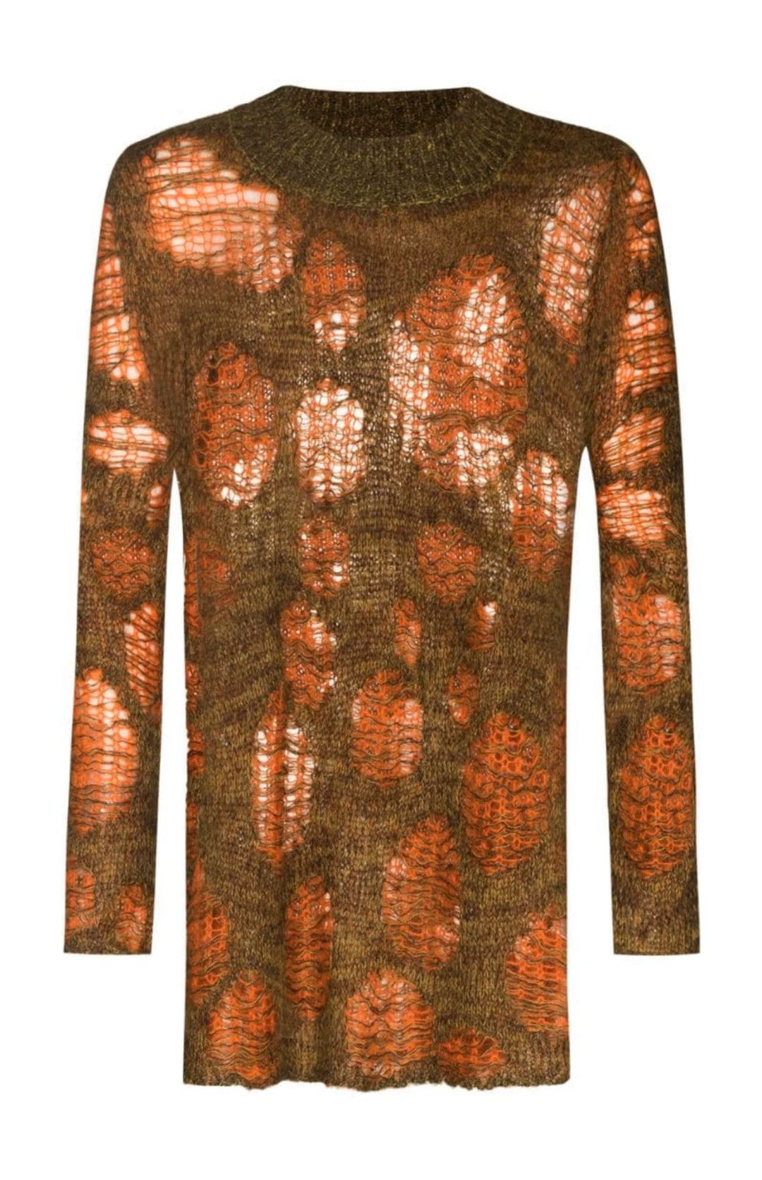 Namacheko Namacheko Colorblocked Distressed Heavyweight Sweater M Size US M / EU 48-50 / 2 - 1 Thumbnail