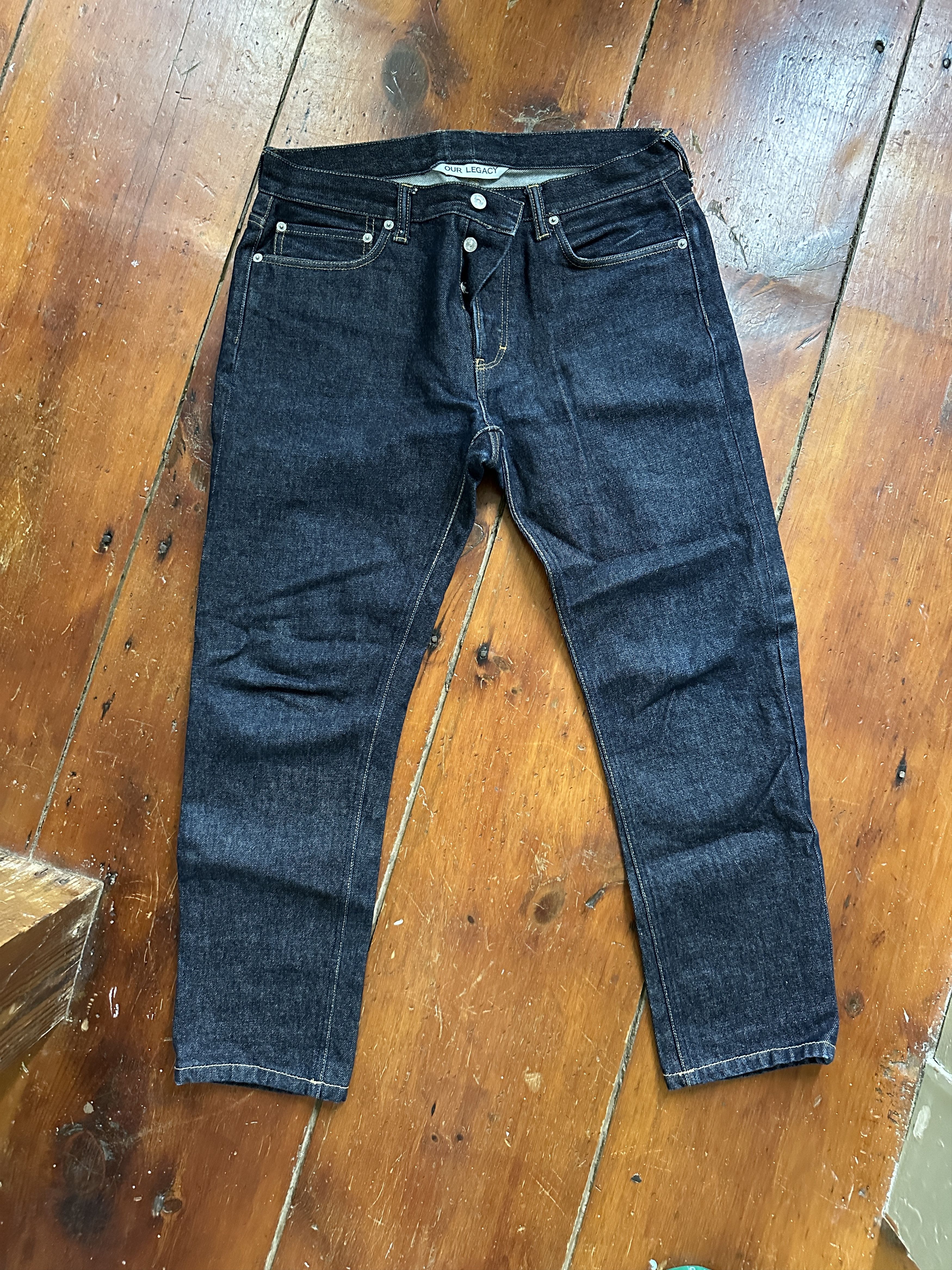 image of Our Legacy Dark Indigo Denim, Men's (Size 34)