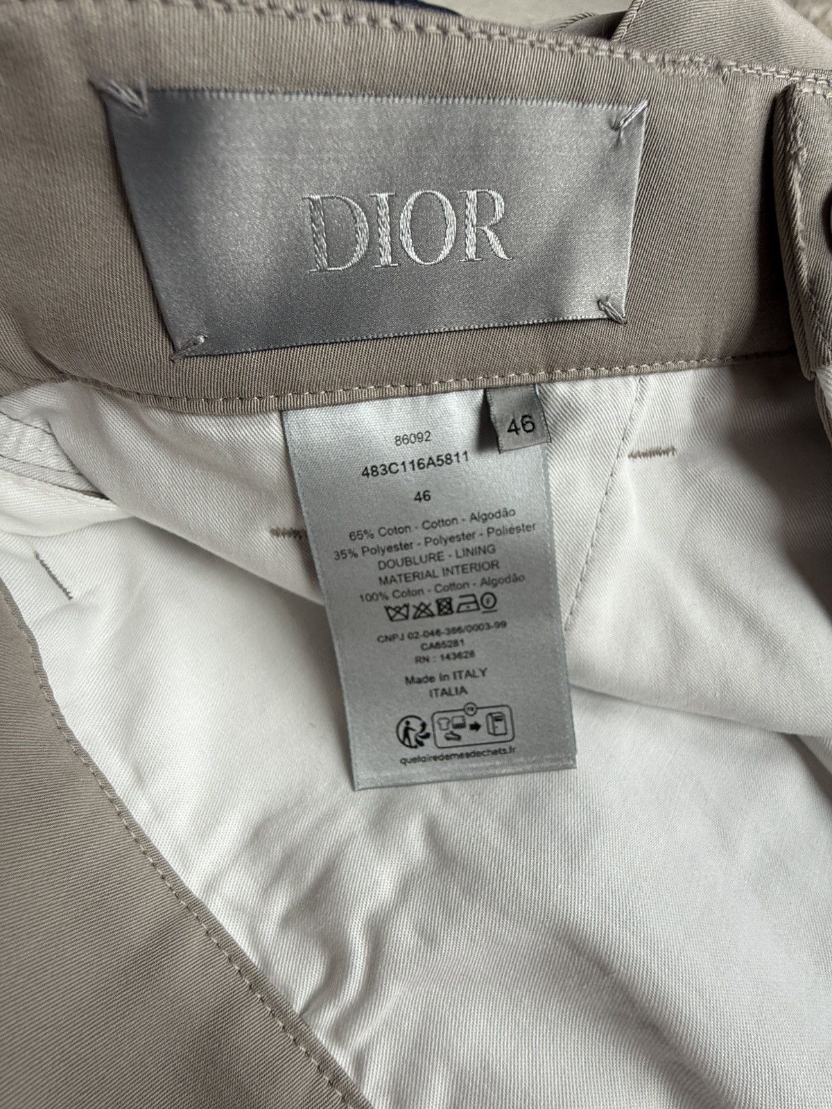 Dior SS24 $2k Dior Kim Jones zip parley pants shorts 46 Kim Jones Size US 30 / EU 46 - 24 Thumbnail