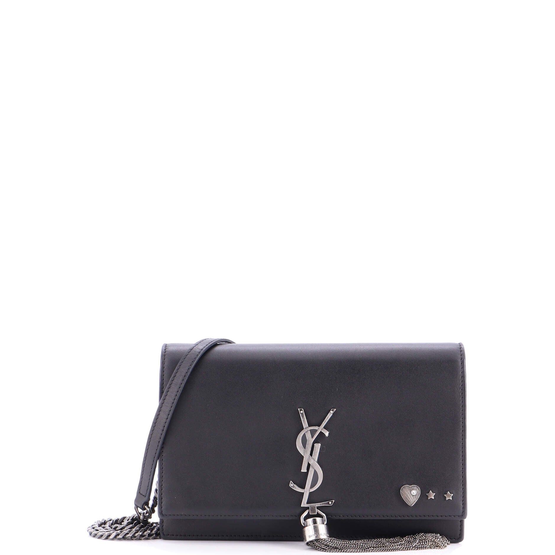 Saint Laurent Paris Classic Monogram Tassel Chain Wallet Size ONE SIZE - 1 Thumbnail