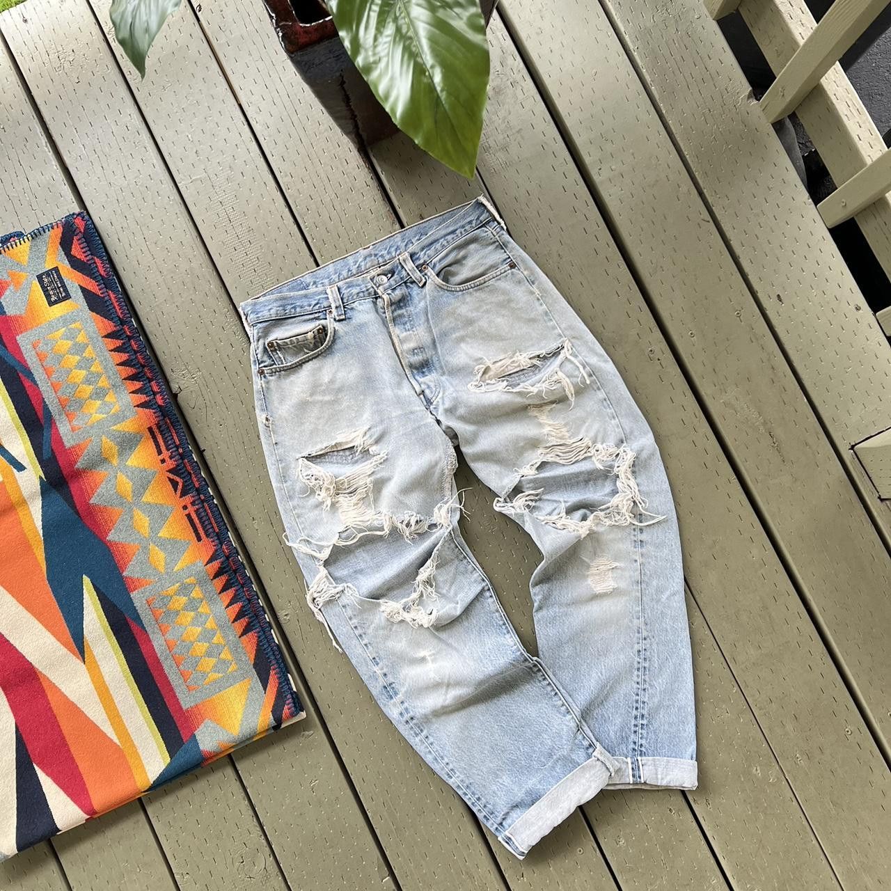 Levi's × Vintage Vintage Levis 501 Selvedge Size US 32 / EU 48 - 5 Thumbnail