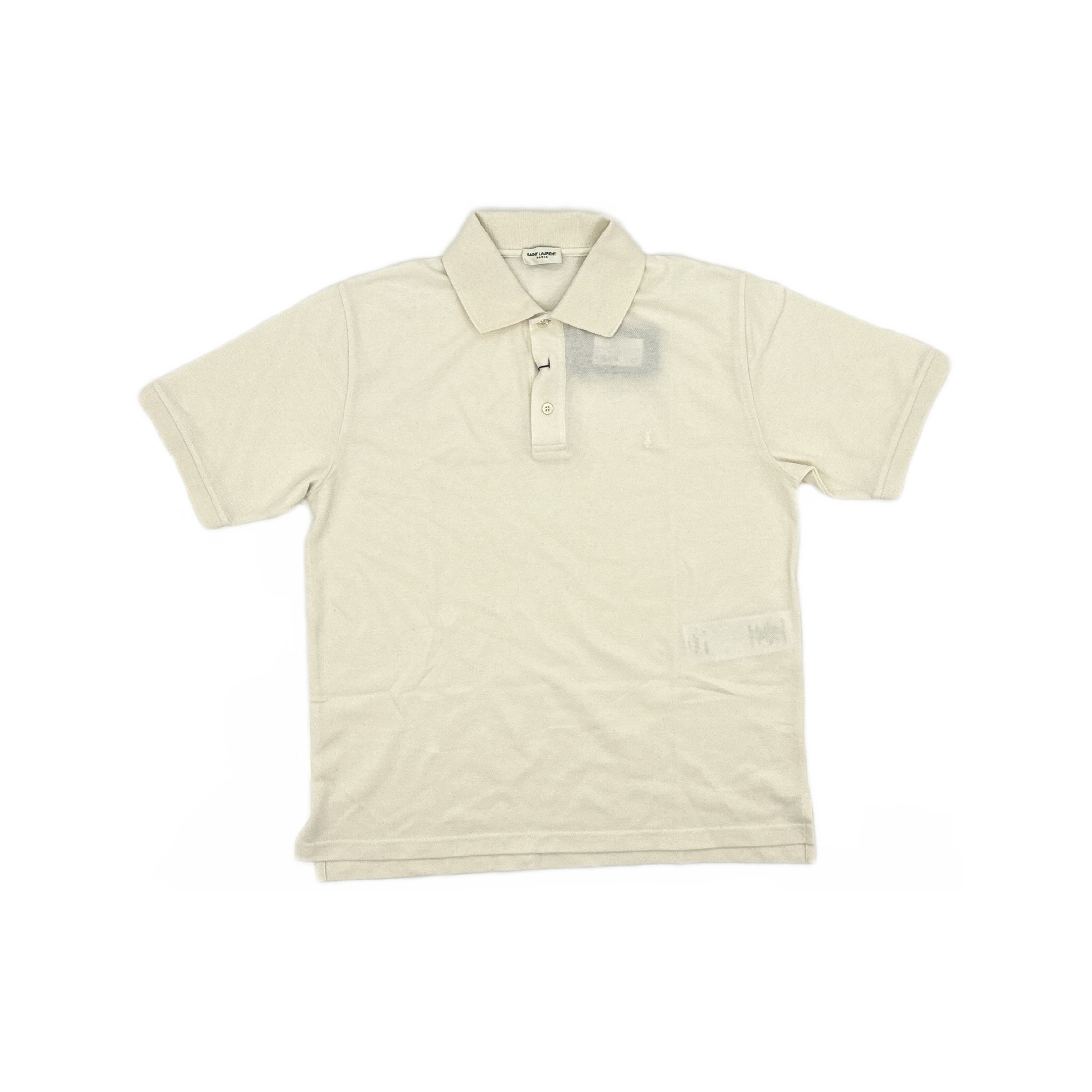 Saint Laurent Paris Saint Laurent Pique Polo Shirt Size M Size US M / EU 48-50 / 2 - 1 Thumbnail