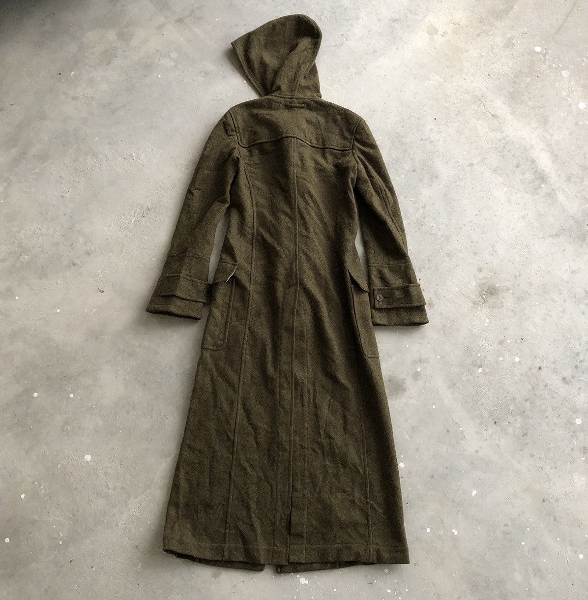 Jean Paul Gaultier JEAN PAUL GAULTIER Very Rare Design Long Wool Duffle Coat Size US XXS / EU 40 - 2 Thumbnail