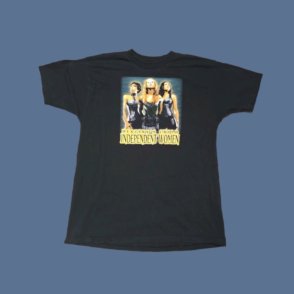 Fruit Of The Loom VINTAGE Destiny's Child Independent Rap Tour Beyonce Concert Band Shirt XL Size US XL / EU 56 / 4 - 1 Thumbnail