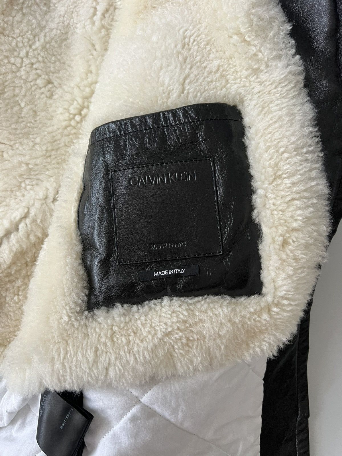 Calvin Klein 205W39NYC × Raf Simons Calvin Klein 205W39NYC Policeman Leather Jacket Size US S / EU 44-46 / 1 - 9 Thumbnail