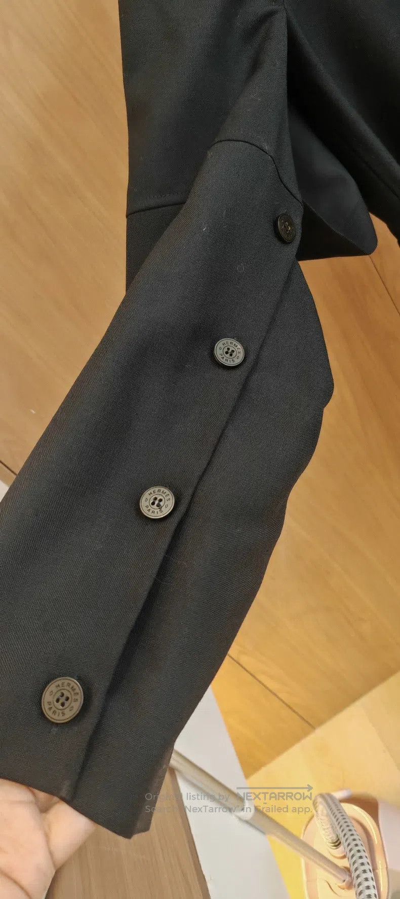 Hermes Hermes Black Windbreaker Jacket Size XXS / US 00 / IT 34 - 4 Thumbnail