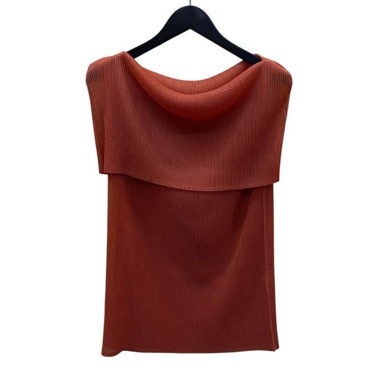 Issey Miyake Issey Miyake Red sleeveless top Size L / US 10 / IT 46 - 1 Thumbnail
