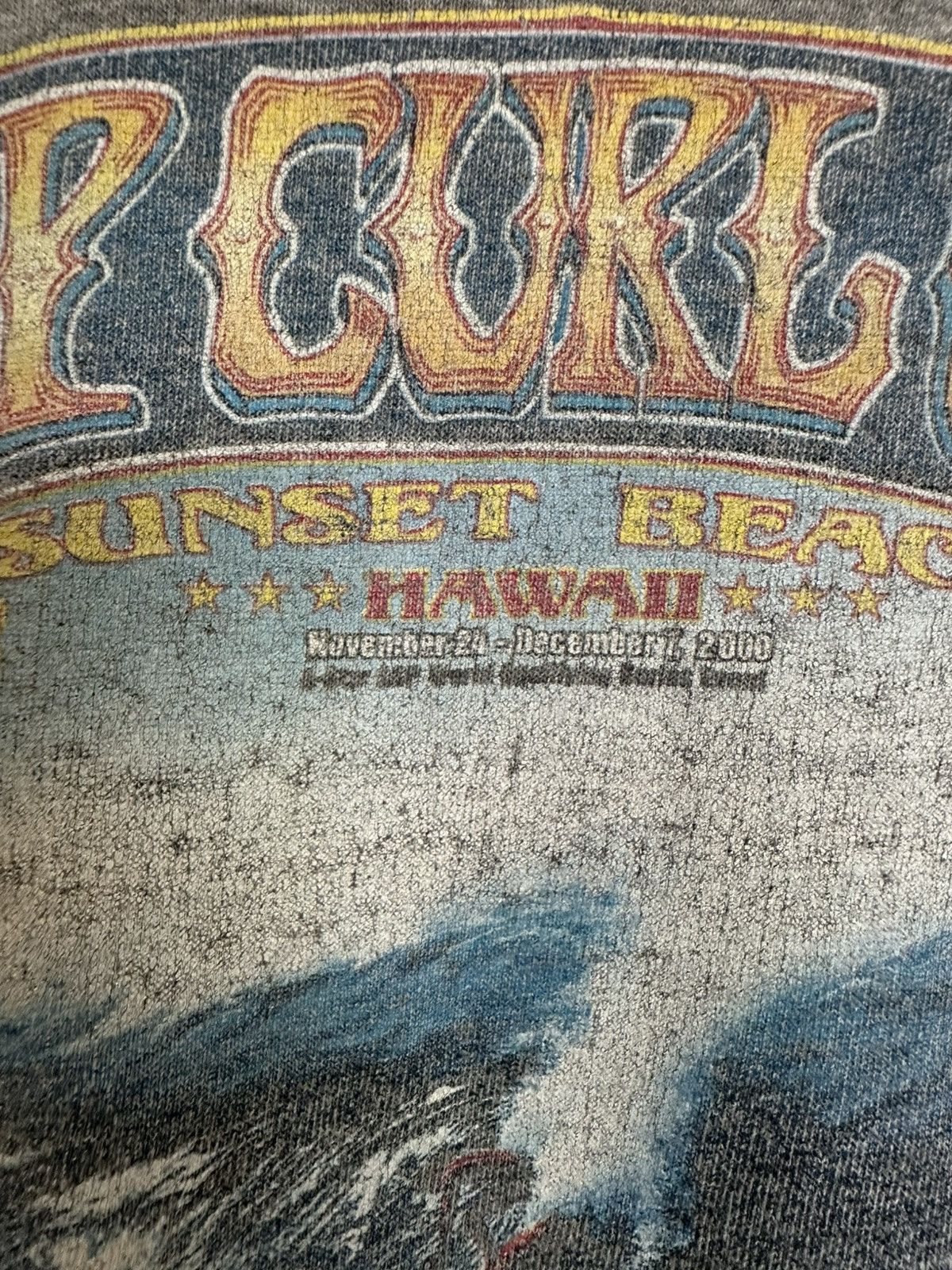 Rip Curl Vintage Rip Curl Cup Sunset Beach, Hawaii Surf Tee Size US XL / EU 56 / 4 - 4 Thumbnail