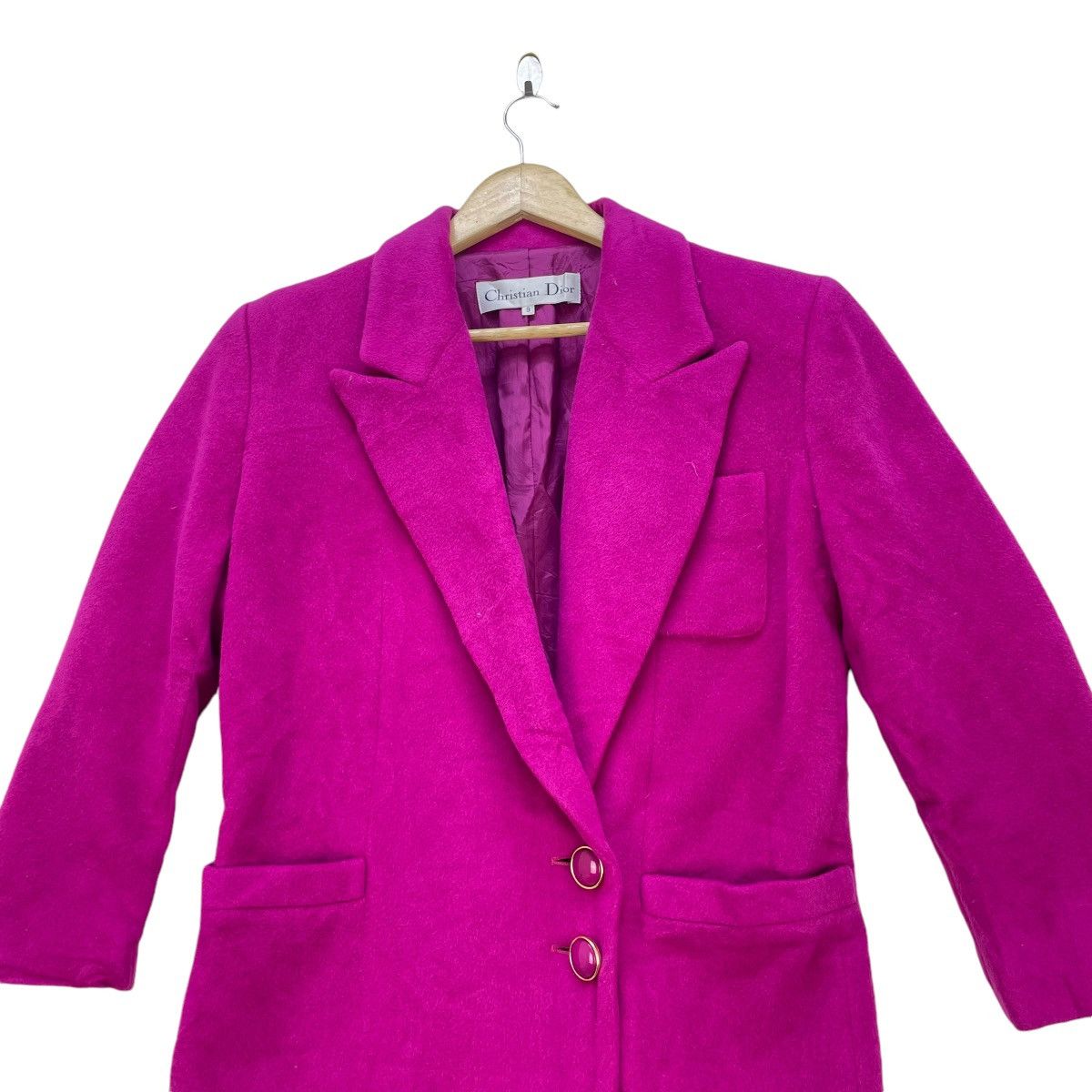 Christian Dior Monsieur 💥Vintage Christian Dior Double Collar Jacket Size M / US 6-8 / IT 42-44 - 3 Thumbnail