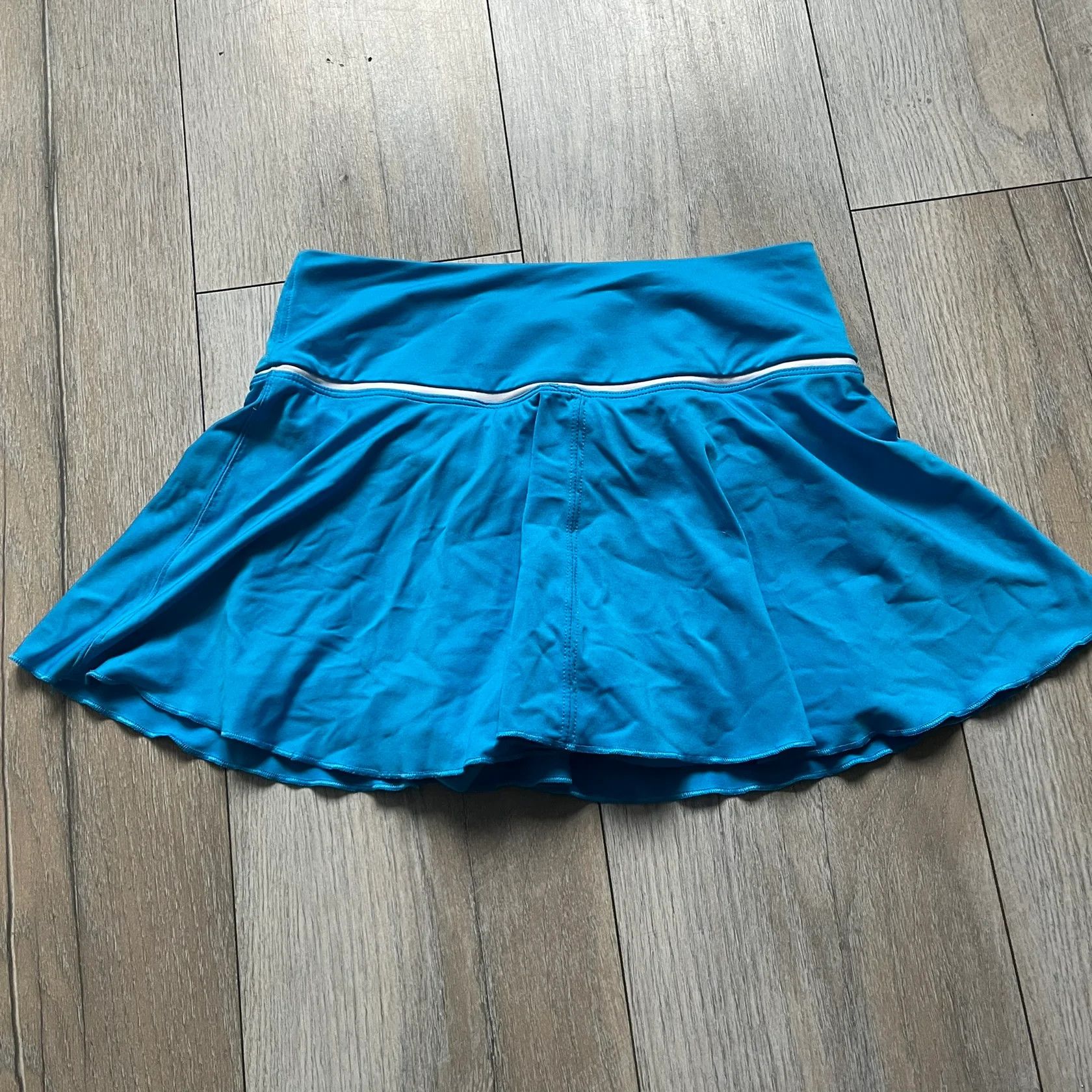 Nike Nike Court Blue Flouncy Tennis Skirt Size 26" / US 2 / IT 38 - 2 Thumbnail