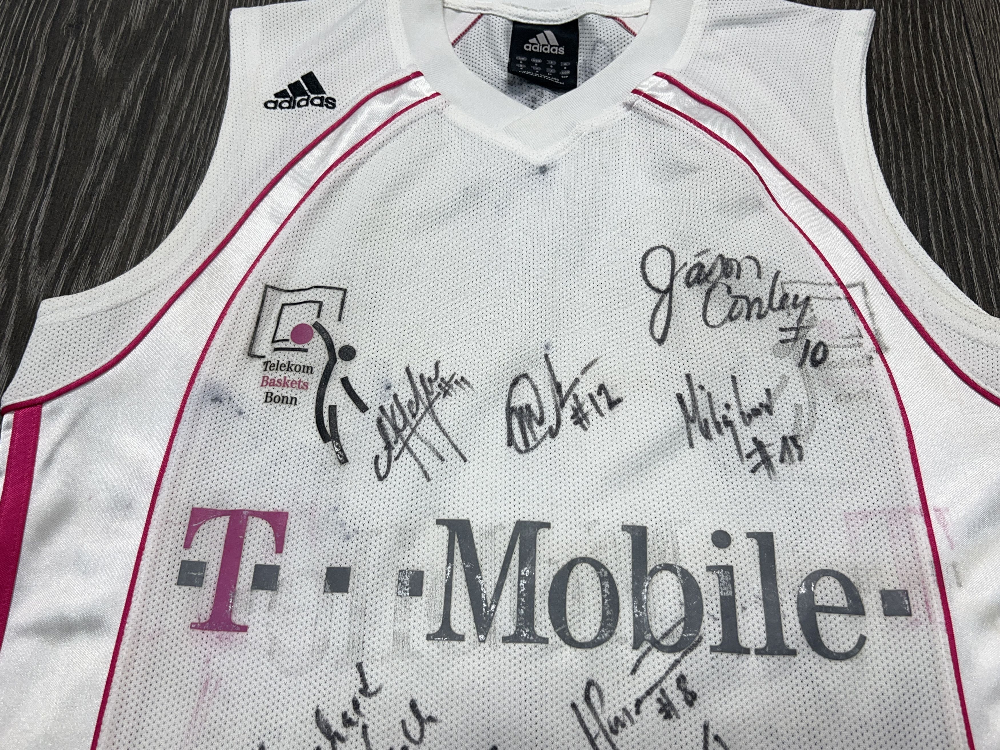 NBA Lot x3 Adidas Telekom Baskets Bonn Basketball Jersey Size US XL / EU 56 / 4 - 17 Thumbnail