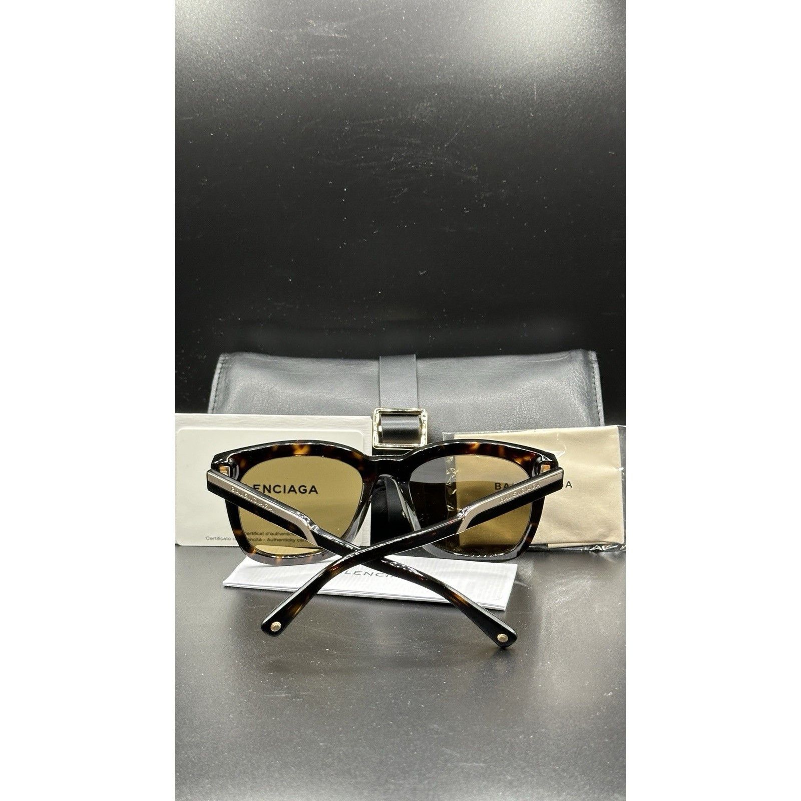 Balenciaga Balenciaga Sunglasses 56□19 145 Plastic Brown BA35-D Size ONE SIZE - 5 Thumbnail