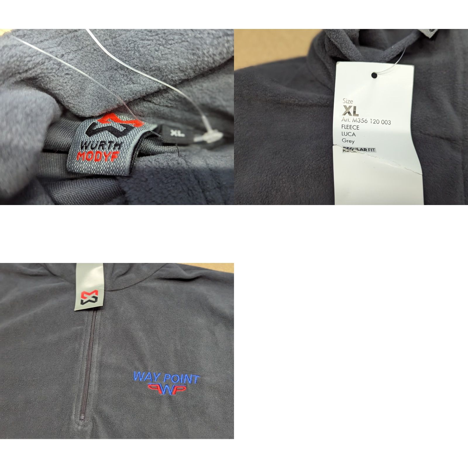 Layer 8 VINTAGE? No. Würth MODYF Fleece Shirt Mens XL Gray 1/4 Zip Pullover Base Layer Work Wear Shirt Mens XL Gray 1/4 Zip Pullover Base Layer Work Wear Size XL / US 12-14 / IT 48-50 - 8 Thumbnail