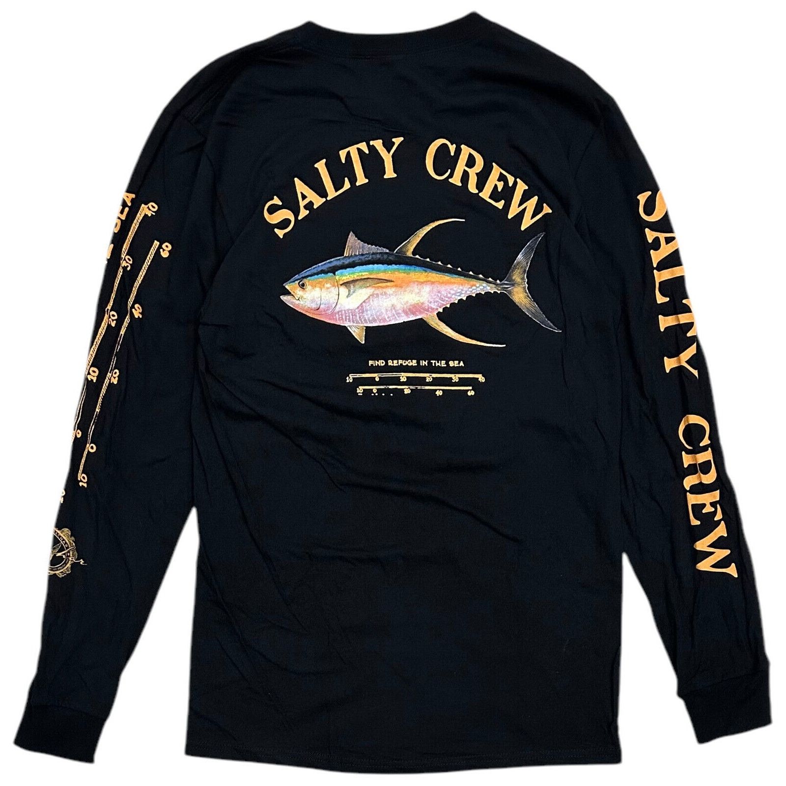 Other Salty Crew Men's T-Shirt Ahi Mount Long Sleeve Crewneck Tee Size US L / EU 52-54 / 3 - 1 Thumbnail