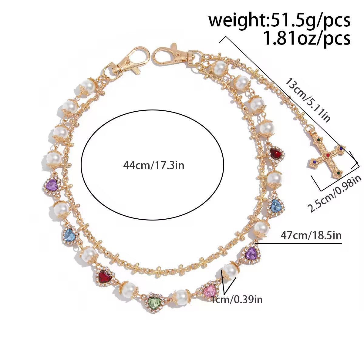 Jewelry Multicolor Beads Chain Size ONE SIZE - 5 Thumbnail