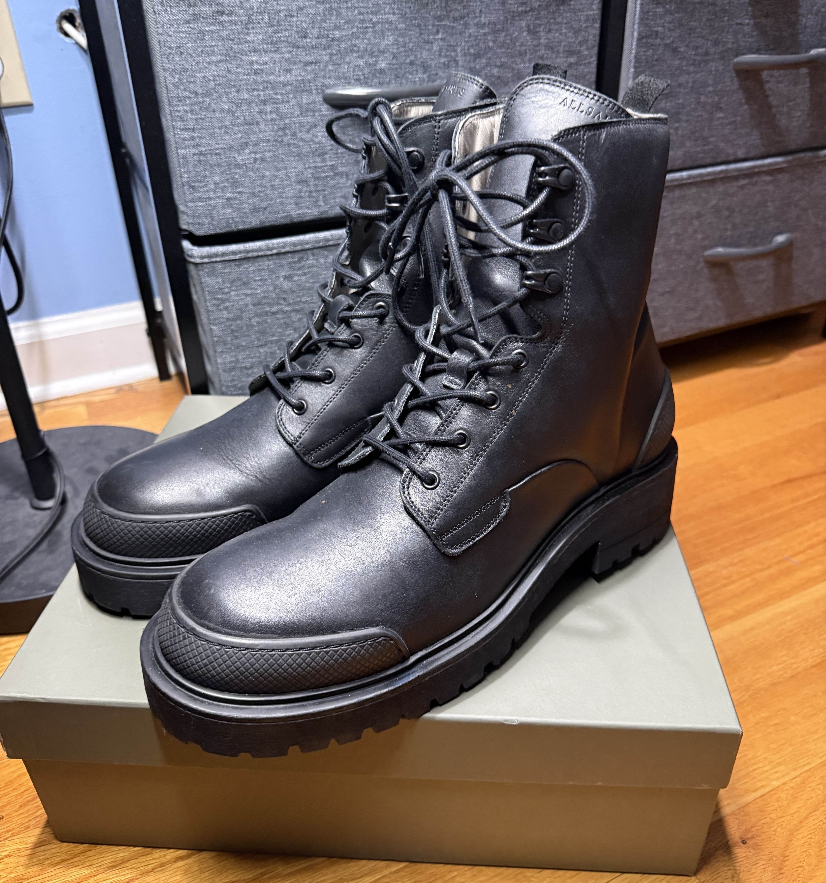AllSaints Isaac boots Allsaints AllSaints Isaac lace up hiking boots | Grailed main image 3