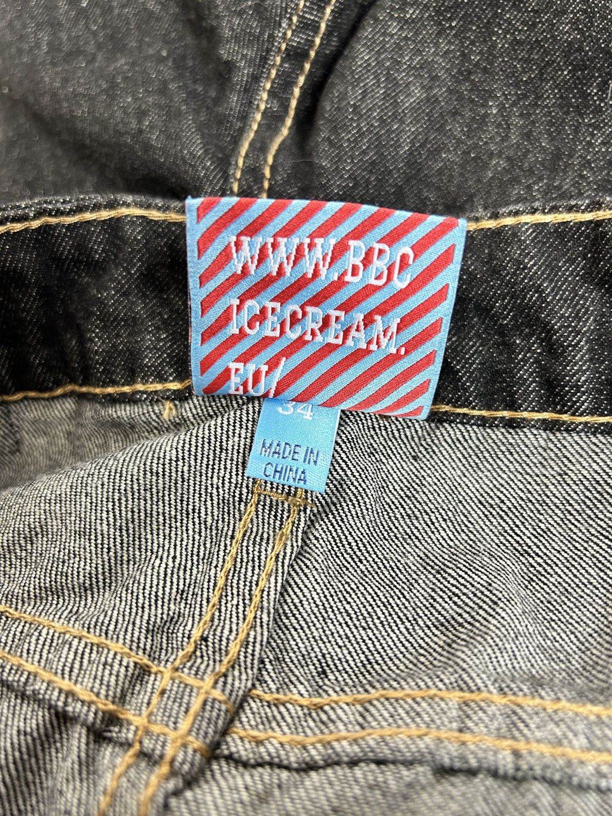 Billionaire Boys Club Ice Cream By Billionaire Boys Club Running Dog Denim Shorts Size US 34 / EU 50 - 10 Thumbnail