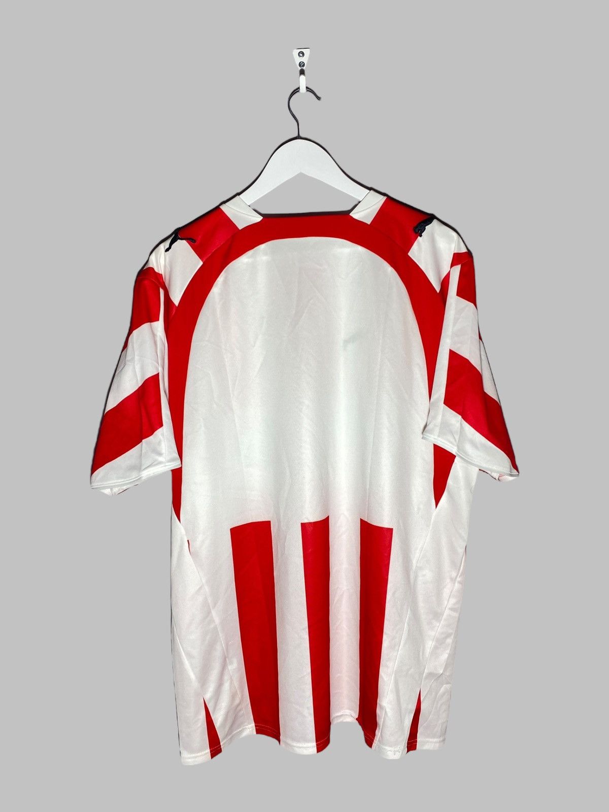 Puma Olympiacos 2010s Puma Home Jersey Red & White Greek Shirt Size US XL / EU 56 / 4 - 11 Thumbnail