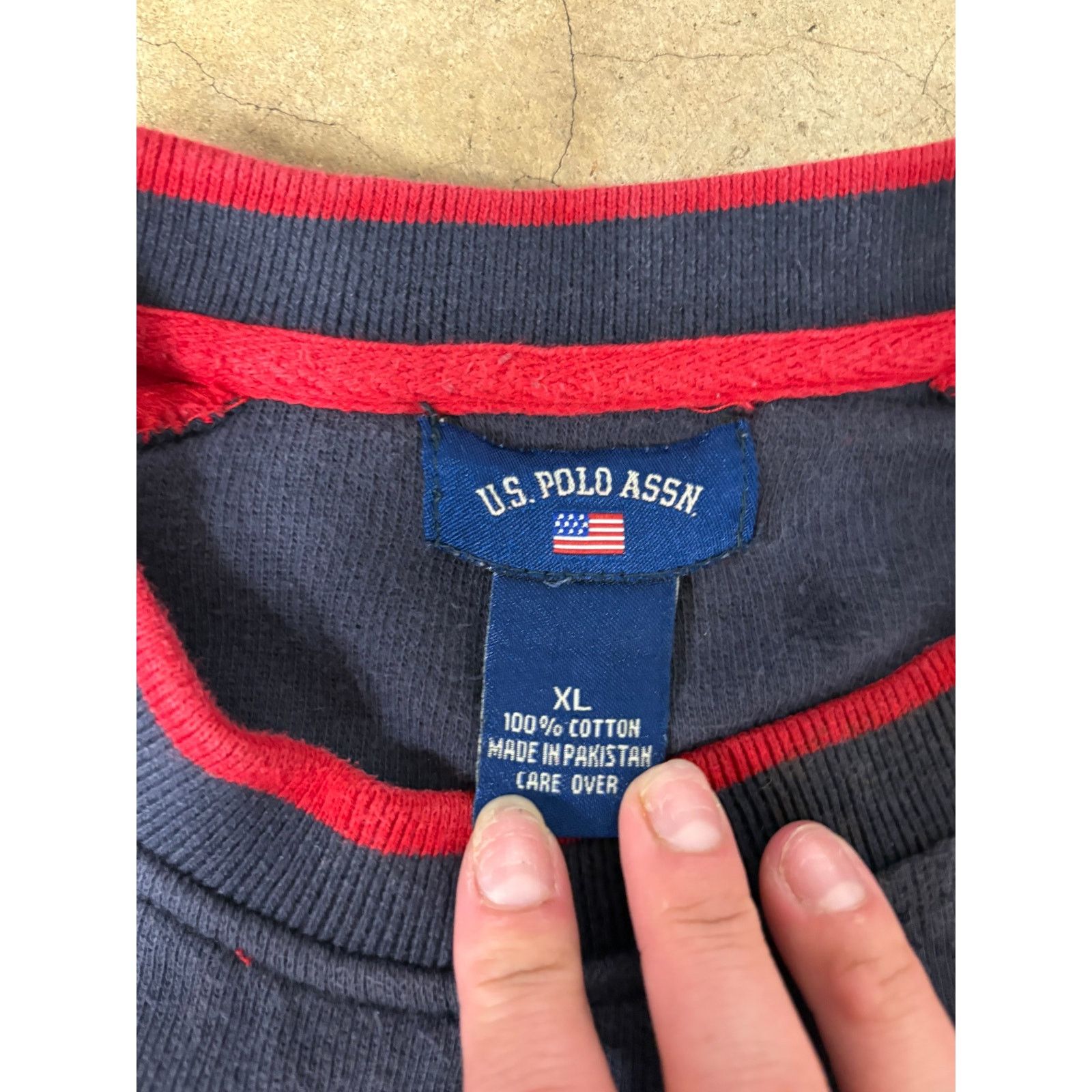 U.S. Polo Assn. U.S. Polo Assn. Long Sleeve Knitted Sweatshirt 90s Retro XL Size US XL / EU 56 / 4 - 6 Thumbnail