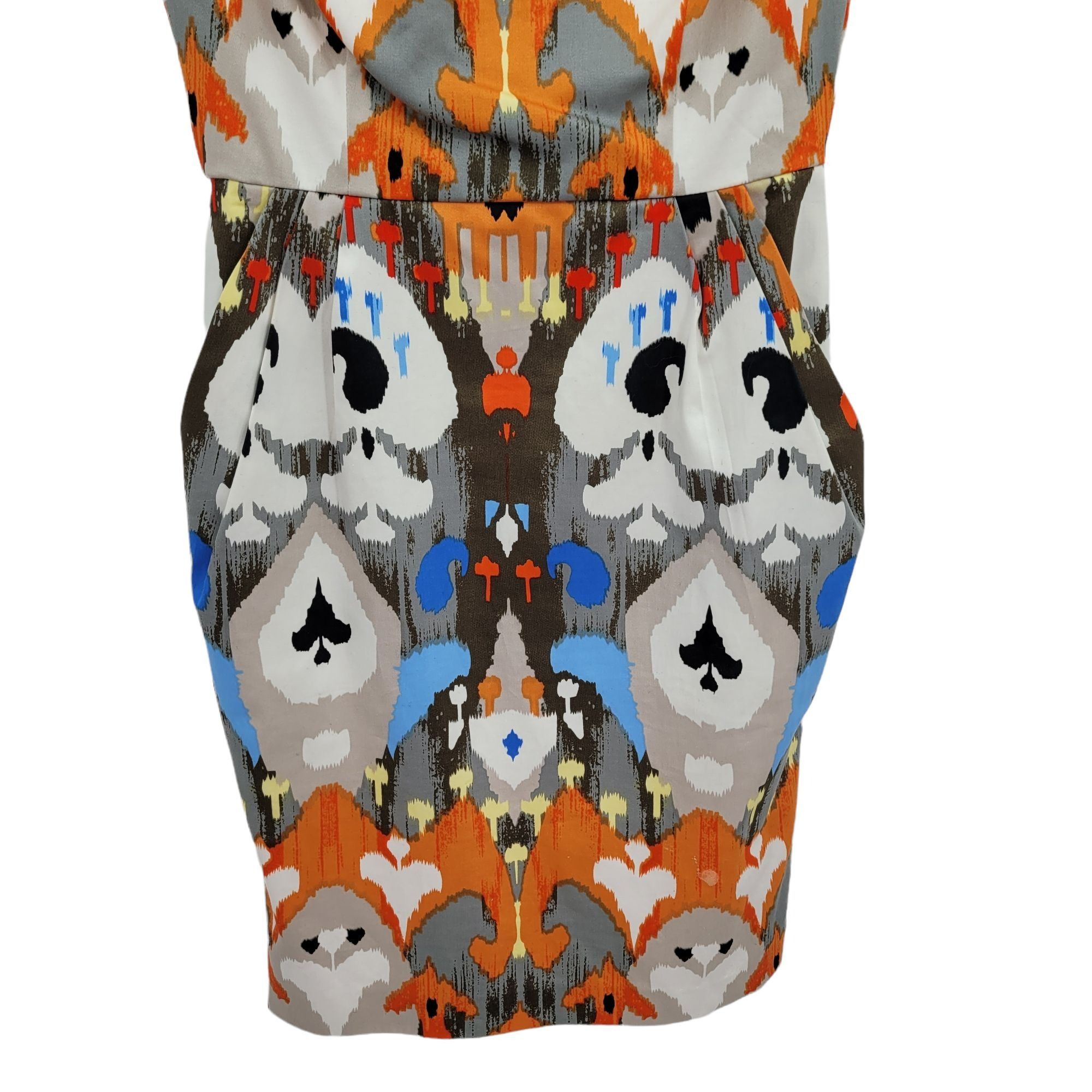 MAGGY LONDON Vtg 90's Artsy Statement Dress Sz 6P Abstract Skull Sleevele Size M / US 6-8 / IT 42-44 - 9 Thumbnail