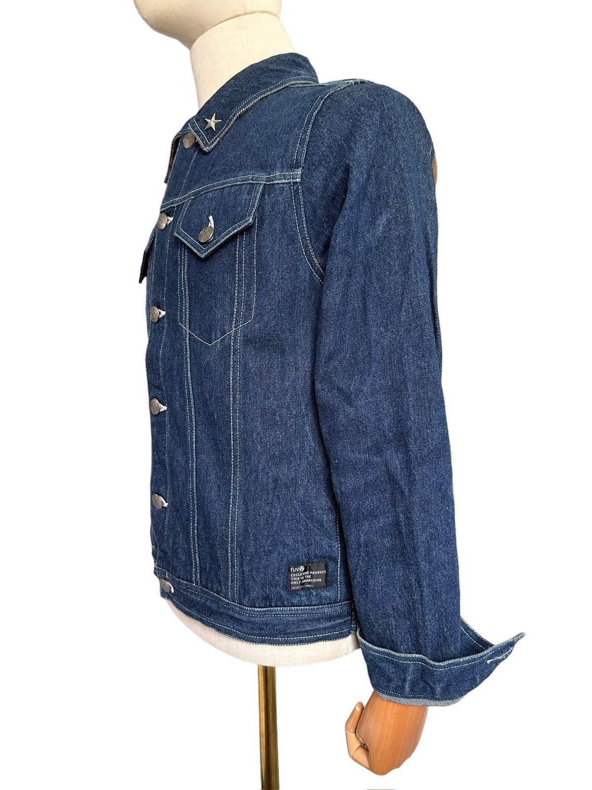 PEEL&LIFT Y2k FUVA Anarchism trucker denim jacket Size US M / EU 48-50 / 2 - 9 Thumbnail