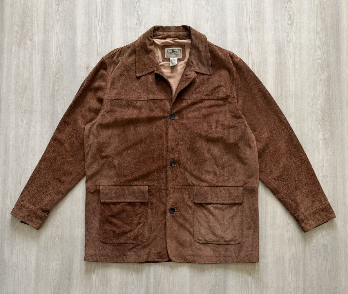 Vintage Vintage LL Bean Suede Leather Jacket Sz 2XL TALL Barn Chore Size US XXL / EU 58 / 5 - 2 Thumbnail