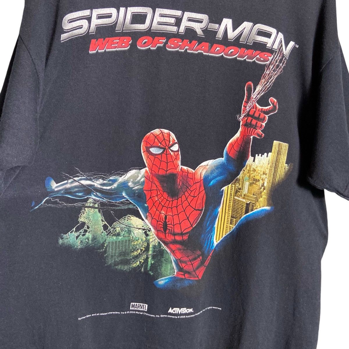Marvel Comics × Vintage Vintage Spider-Man Marvel T-Shirt Size US XL / EU 56 / 4 - 2 Thumbnail
