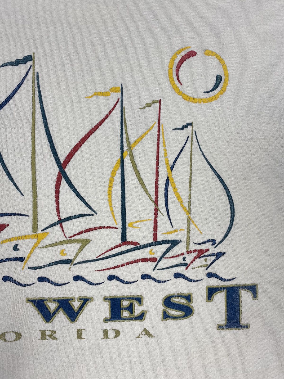 Lee × Vintage Vintage Lee Key West Florida Madi In USA Tee 80s rare Size US M / EU 48-50 / 2 - 7 Thumbnail