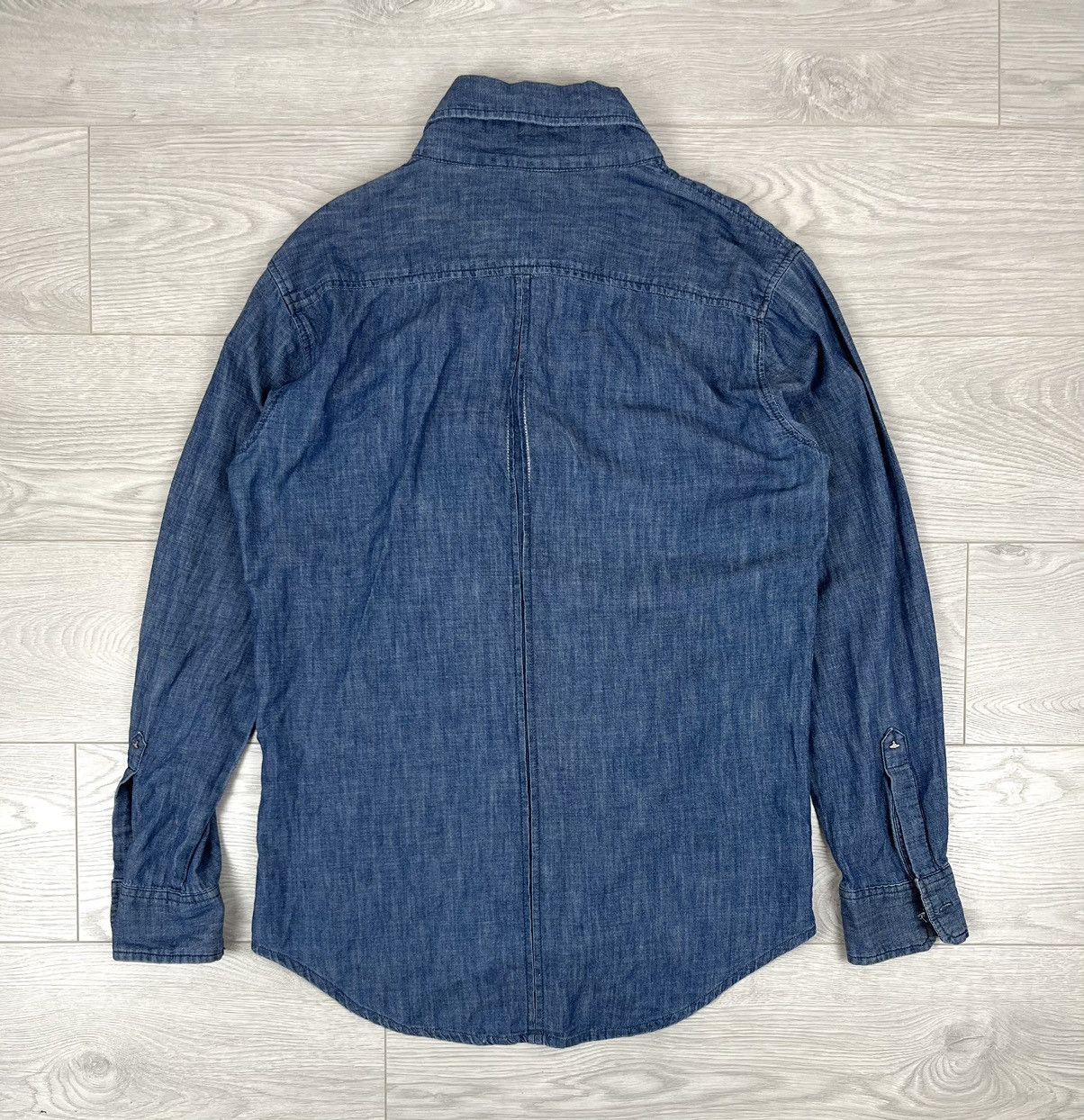 Vivienne Westwood Vivienne Westwood Anglomania Blue Denim Logo Shirt Size US L / EU 52-54 / 3 - 12 Thumbnail