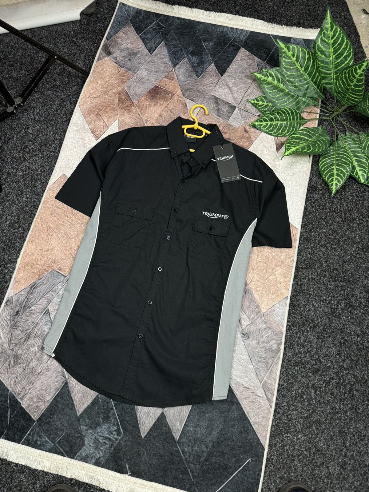 MOTO × Racing × Vintage Triumph Motorrad Vintage Racing Shirt 
