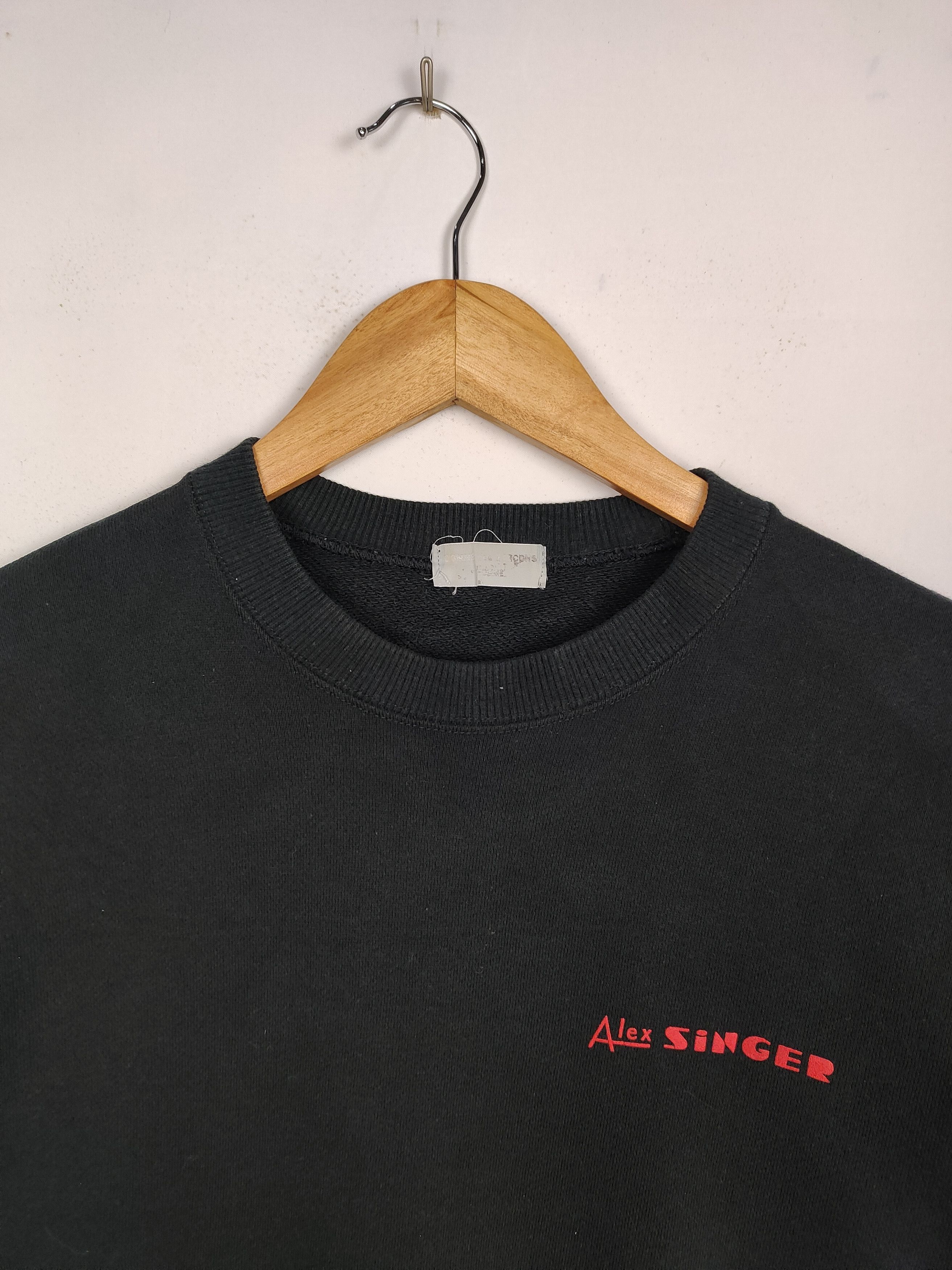 Comme des Garcons × Vintage Vintage 80s Comme des Garçons Alex Singer Sweatshirt Size US L / EU 52-54 / 3 - 3 Thumbnail