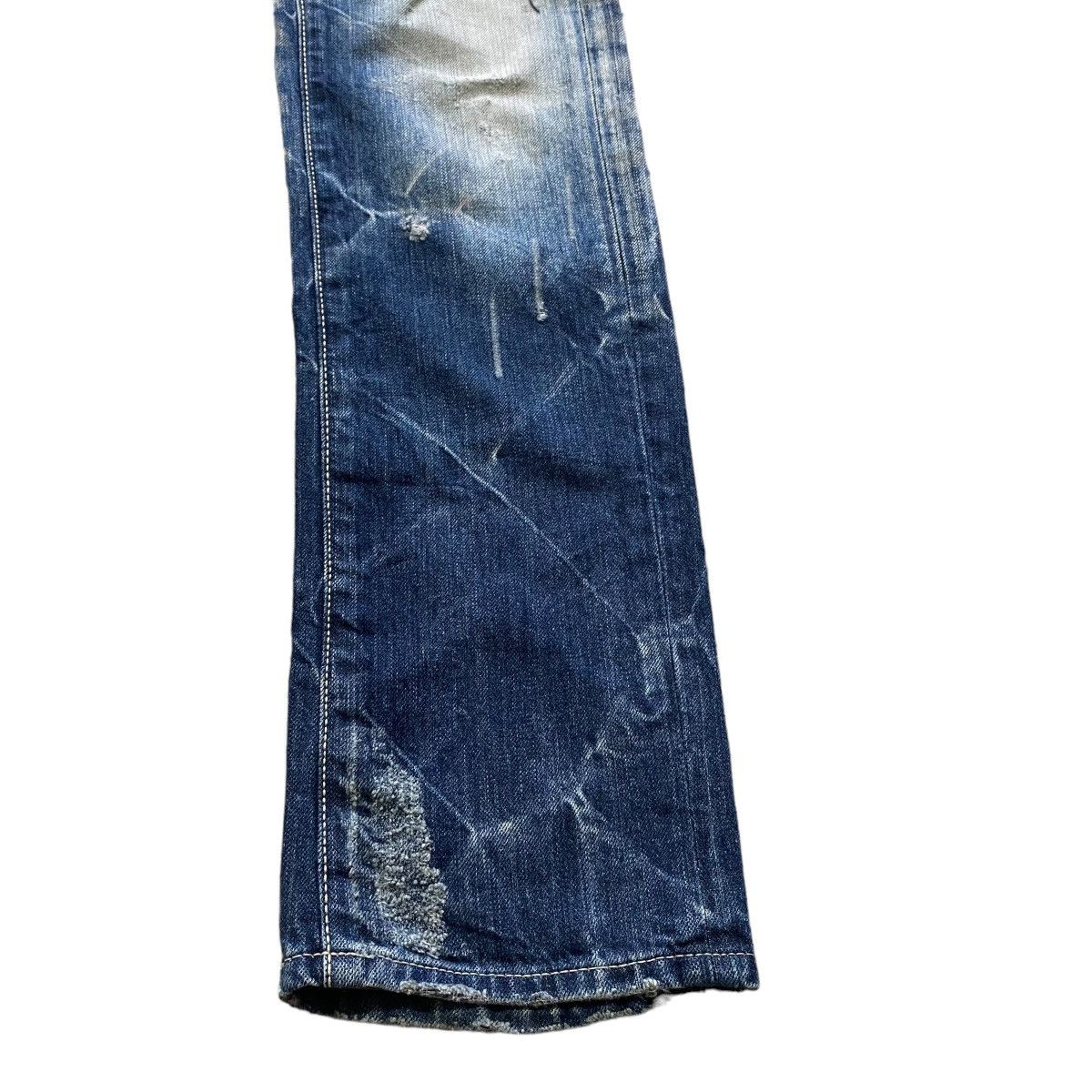 Vanquish Vanquish Acid Wash Denim Skinny Jeans Distressed Size US 29 - 9 Thumbnail