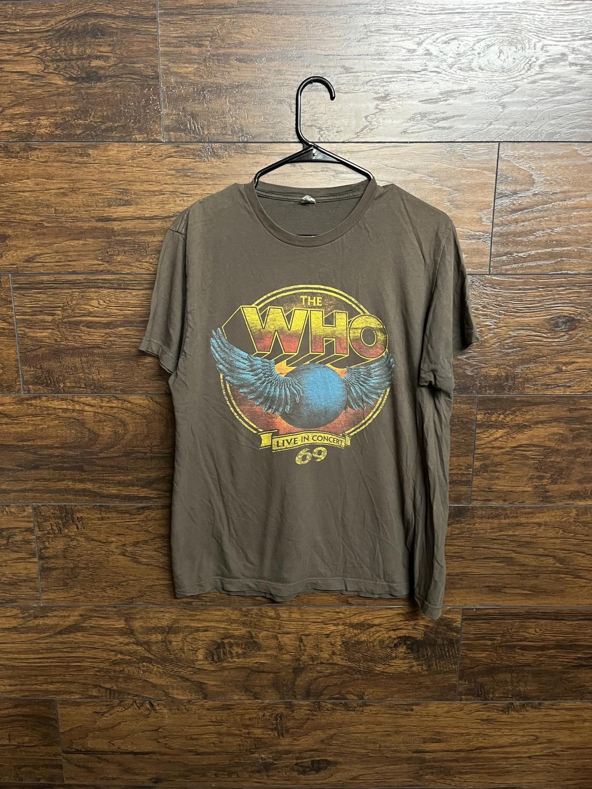 Designer Faded The Who Band Tee - Live in Concert '69 T-shirt - L Size US L / EU 52-54 / 3 - 1 Thumbnail