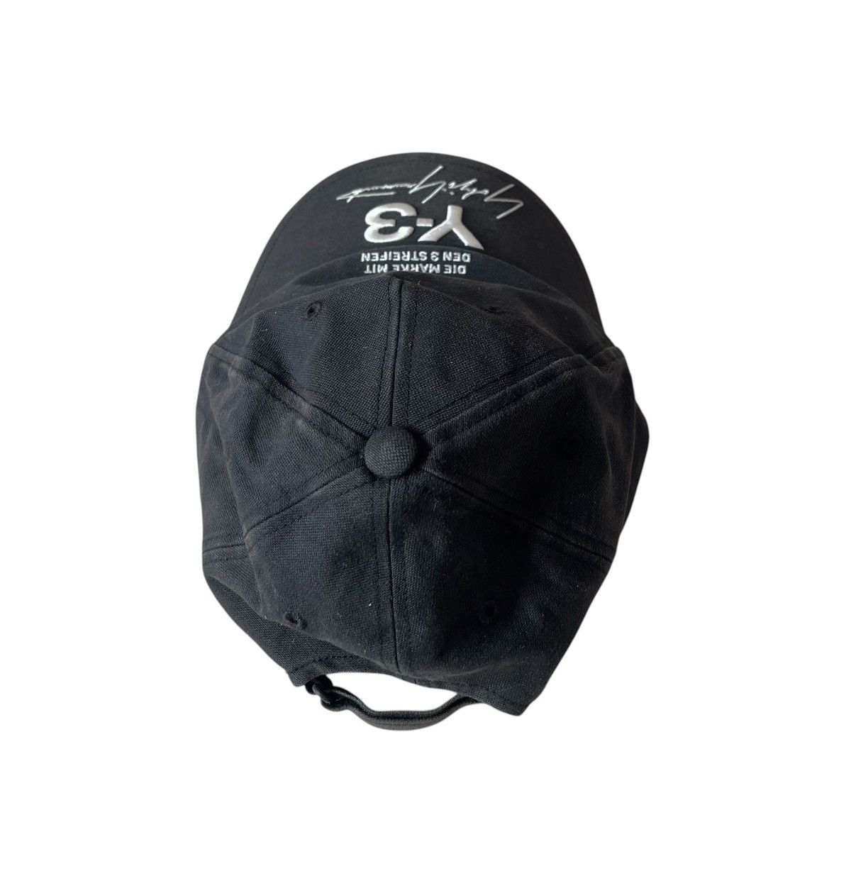 Yohji Yamamoto Yohji yamamoto y-3 logo embroidered baseball cap Size ONE SIZE - 3 Thumbnail