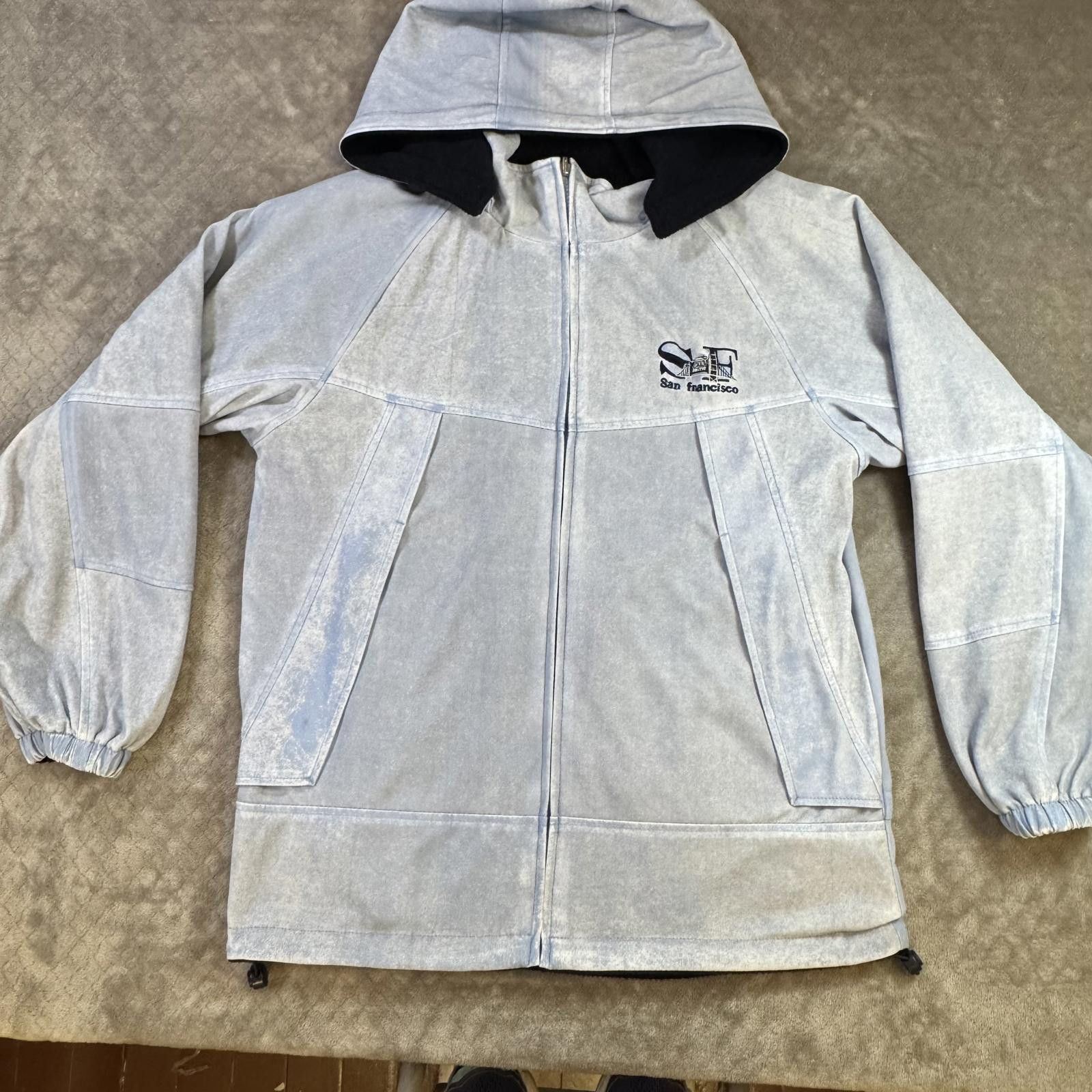 Designer Reversible San Francisco Golden Gate Jacket Embroidered Size ONE SIZE - 8 Thumbnail