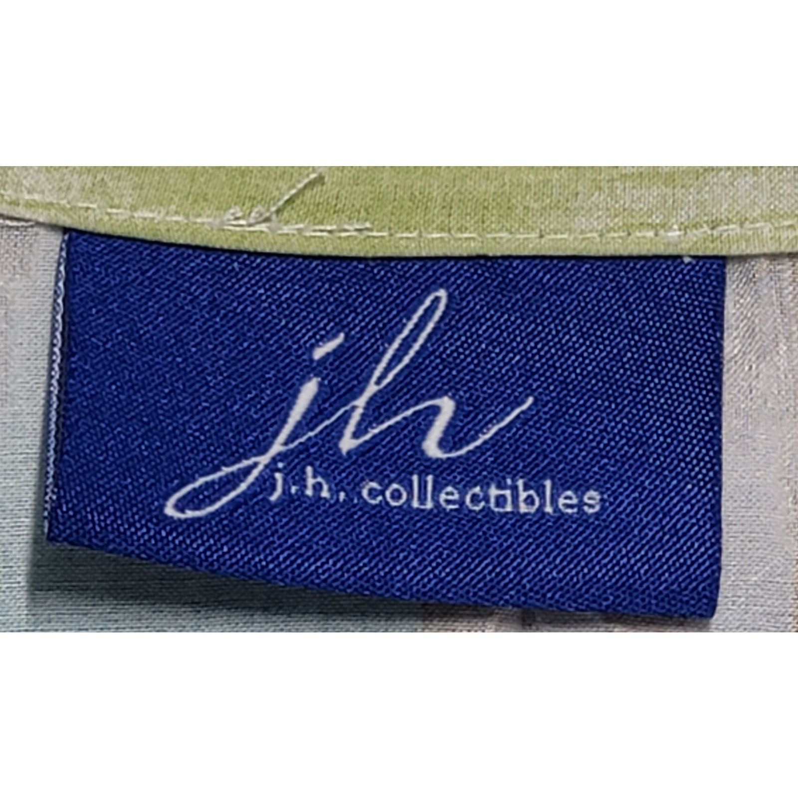 Other J.H. Collectibles Tan Blue Green Burn Out Striped Top XL Size XL / US 12-14 / IT 48-50 - 3 Thumbnail