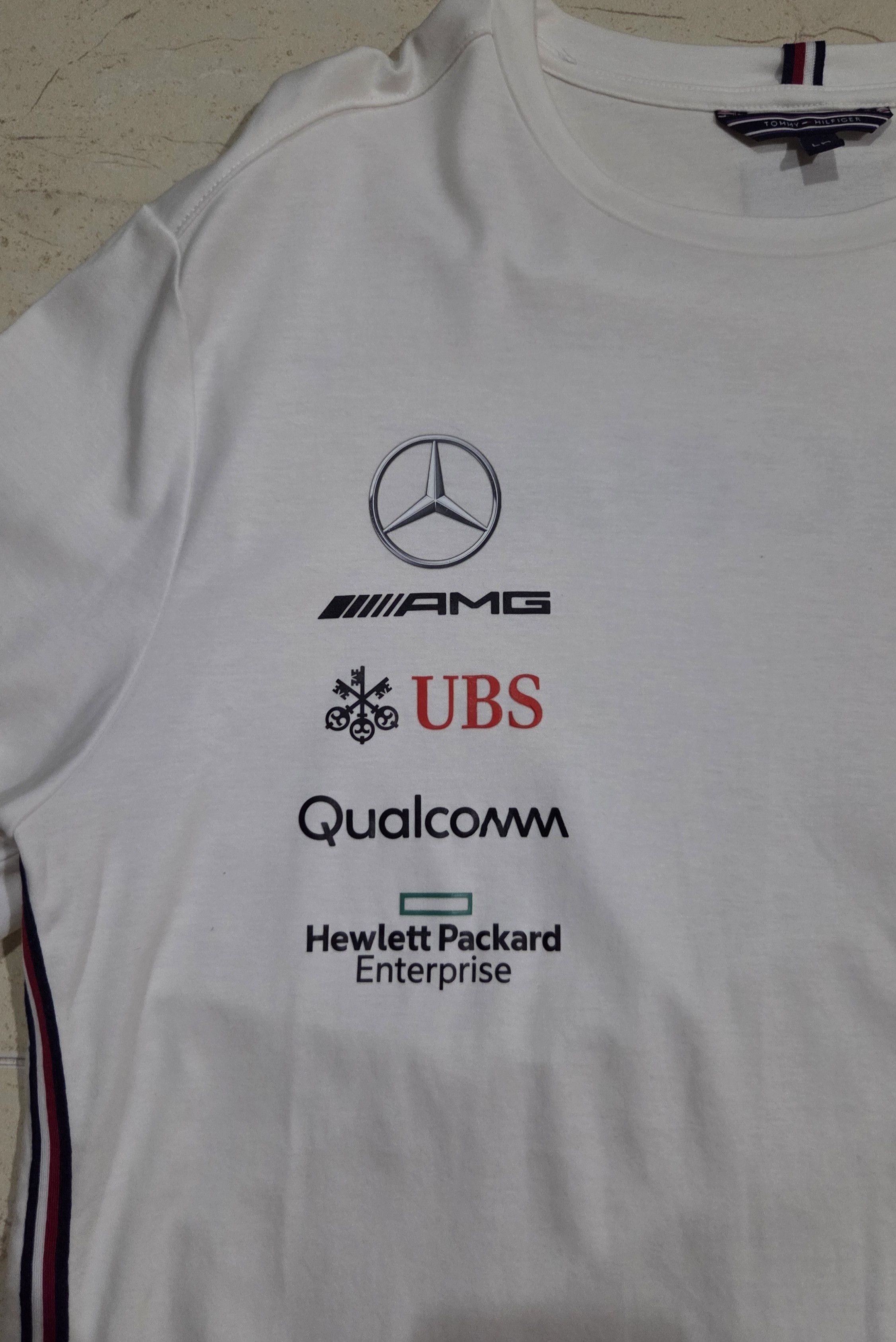 Tommy Hilfiger Lewis Hamilton Personal Driver Tee Mercedes-AMG PETRONAS F1 Size US M / EU 48-50 / 2 - 3 Thumbnail