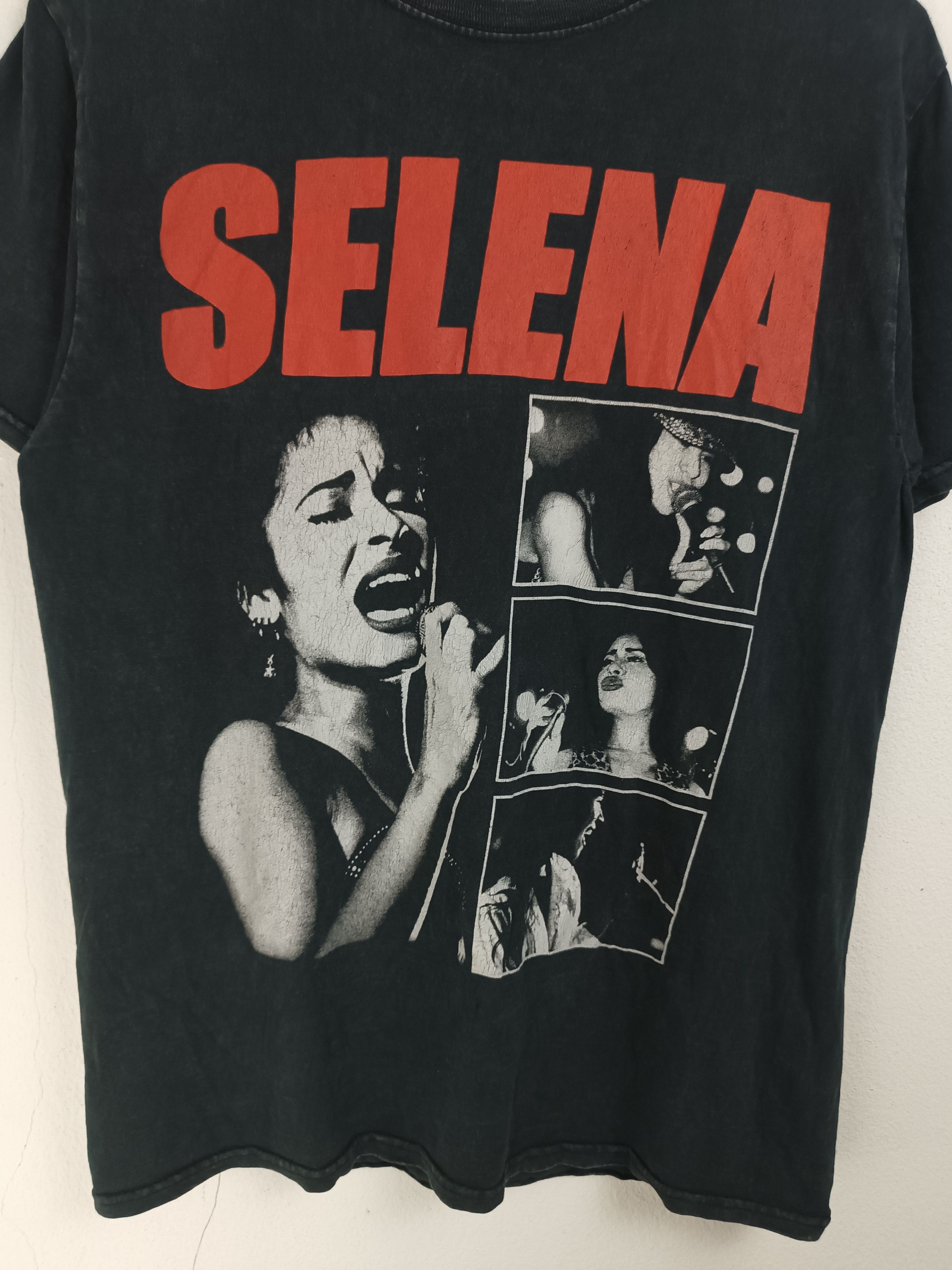 Rap Tees THRASHED FADED VINTAGE SELENA QUEEN OF CUMBIA TEE VERY RARE Size US S / EU 44-46 / 1 - 6 Thumbnail