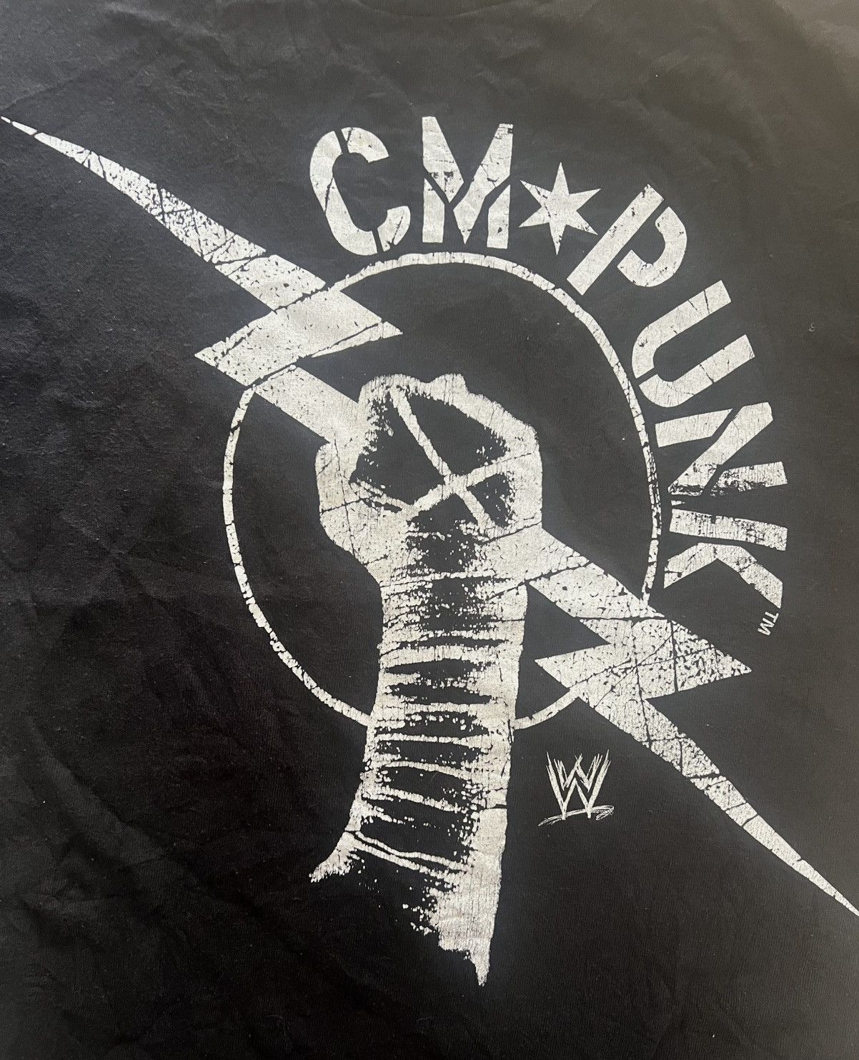 WCW/nWo CM Punk Aftershock Black Mens T-shirt Size US S / EU 44-46 / 1 - 2 Thumbnail