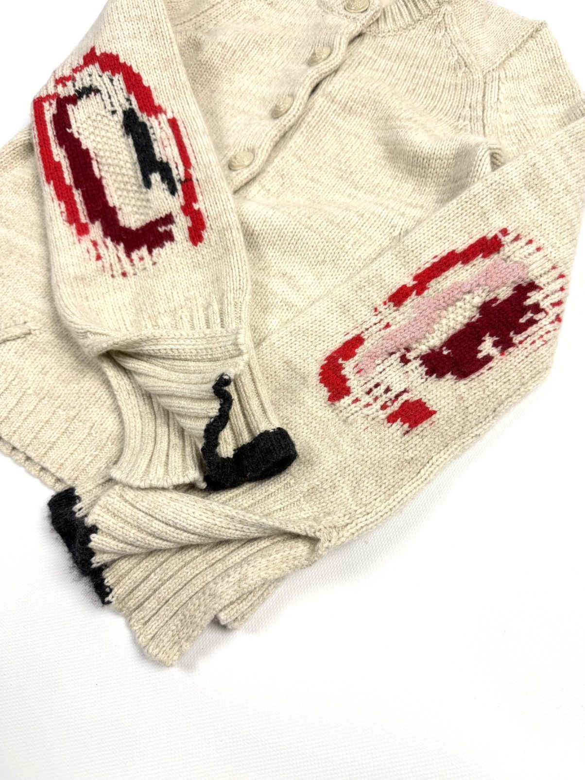 Zadig & Voltaire Zadig & Voltaire Beige Wool Cashmere Knit Sweater Jumper XS Size XS / US 0-2 / IT 36-38 - 7 Thumbnail