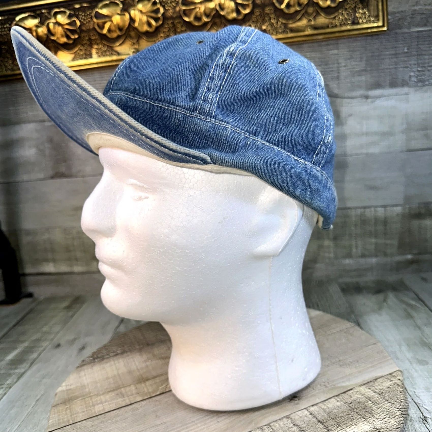 Denime VINTAGE Betmar Denim Hat One Size Flipped Bill Size ONE SIZE - 4 Thumbnail