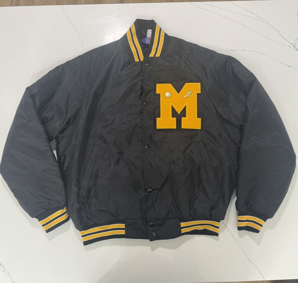Other Vintage 80’s Michigan Wolverines Varsity Jacket 🏈💛🖤 USA Made Size US M / EU 48-50 / 2 - 1 Thumbnail