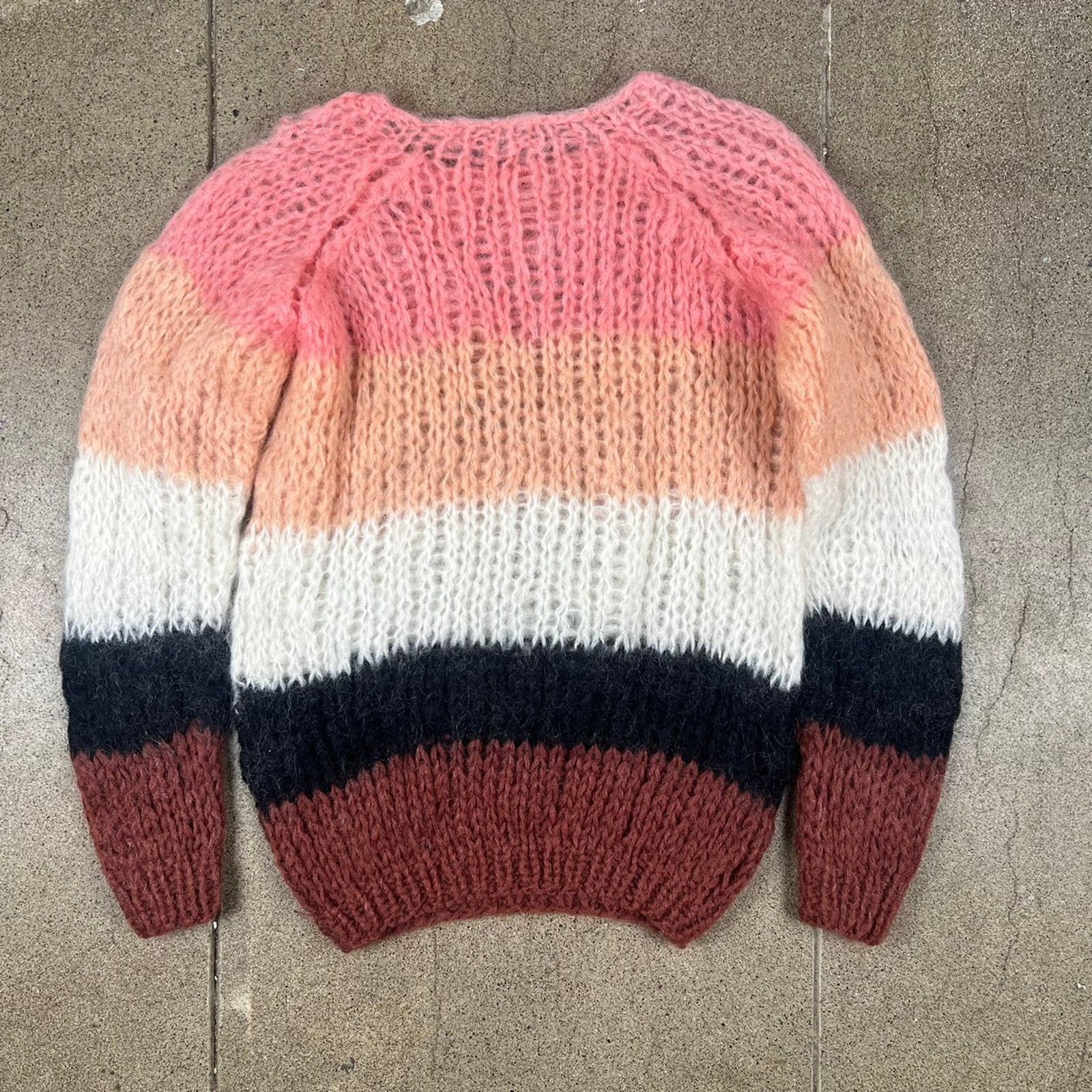 Designer Punk mohair loose knit sweater Maiami ($450 MSRP) Size M / US 6-8 / IT 42-44 - 4 Thumbnail