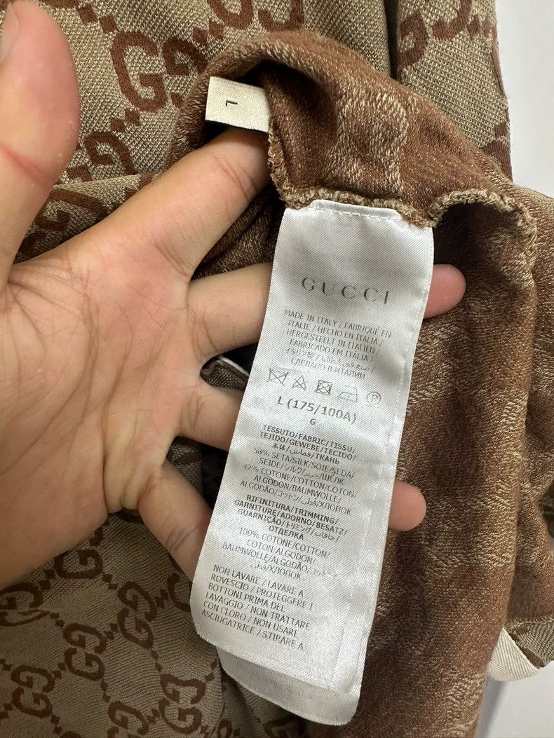 Gucci Gucci Full-print polo shirt Size US L / EU 52-54 / 3 - 4 Thumbnail
