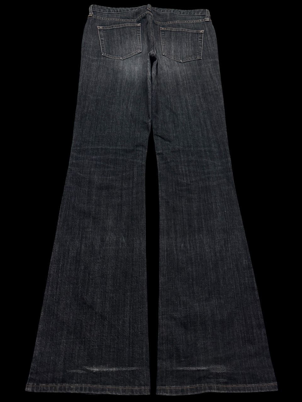 Jun Takahashi 💥Flare💥90s Style Uniqlo Whisker Clawmark Bootcut Dark Jeans Size US 30 / EU 46 - 13 Thumbnail