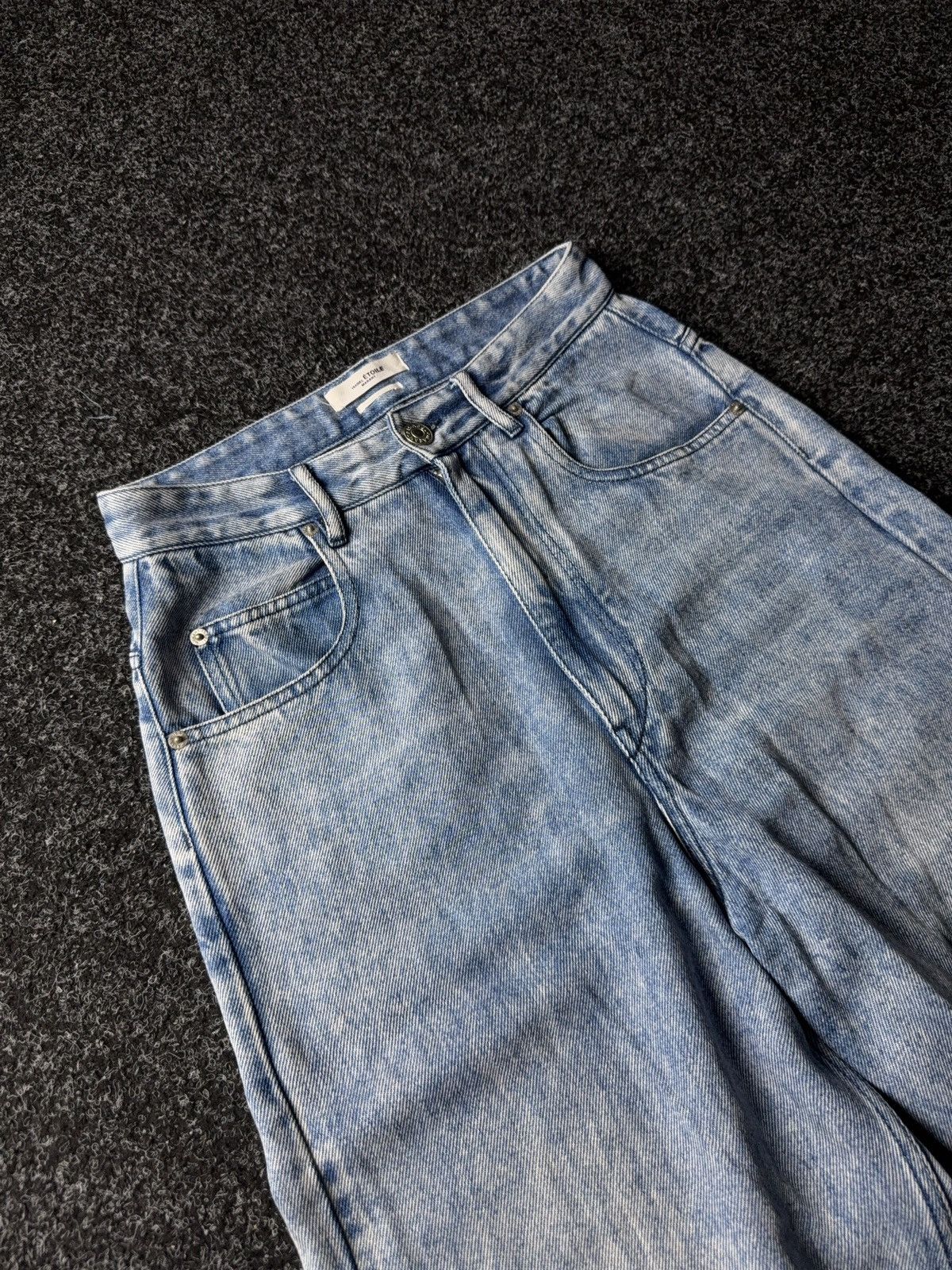 Designer × Isabel Marant Etoile Isabel Marant Étoile High Waist Light Wash Tapered Jeans Size 27" / US 4 / IT 40 - 5 Thumbnail
